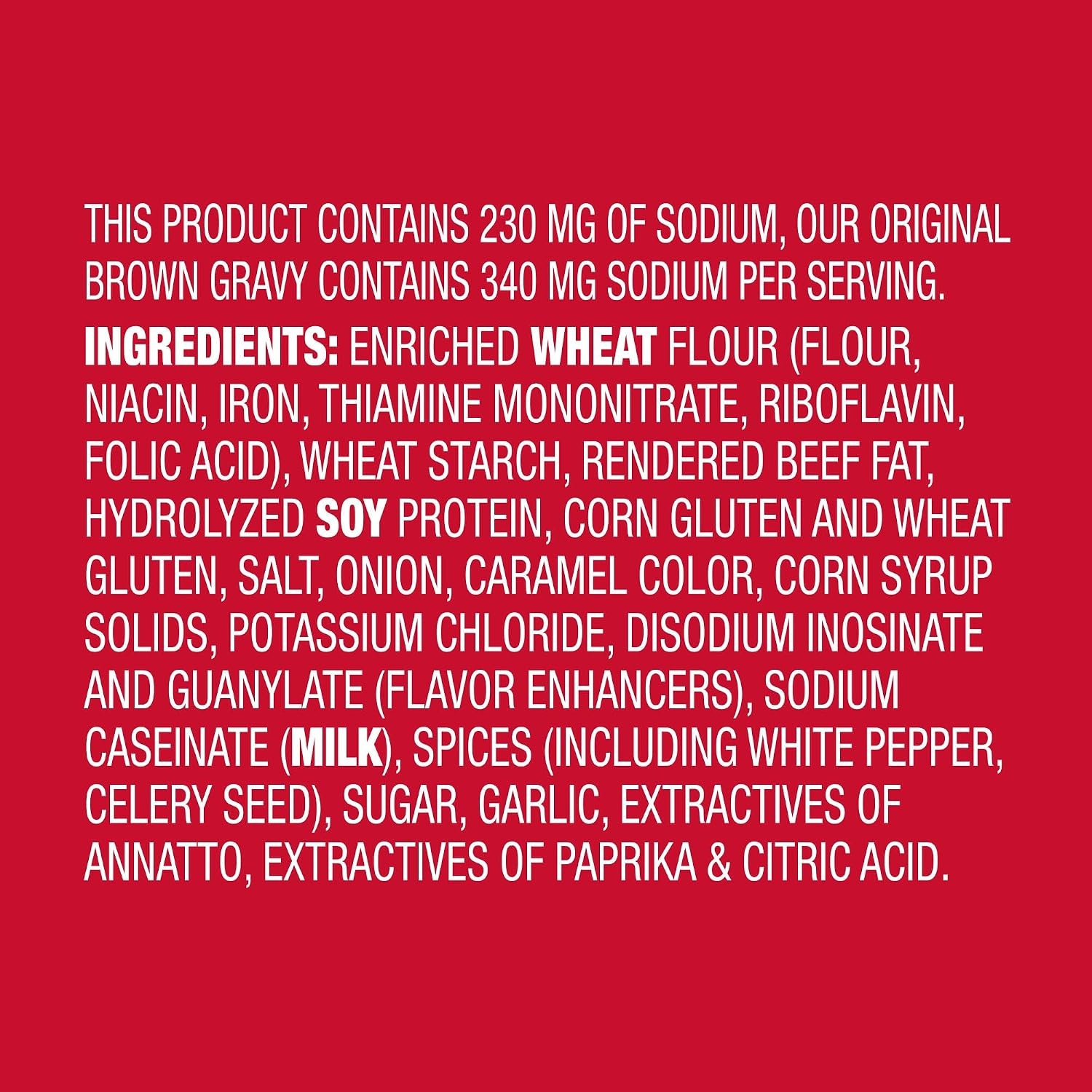 image:imageMcCormick 30 Less Sodium Brown Gravy Mix 087 oz Pack of 12Brown Gravy Mix Less Sodium