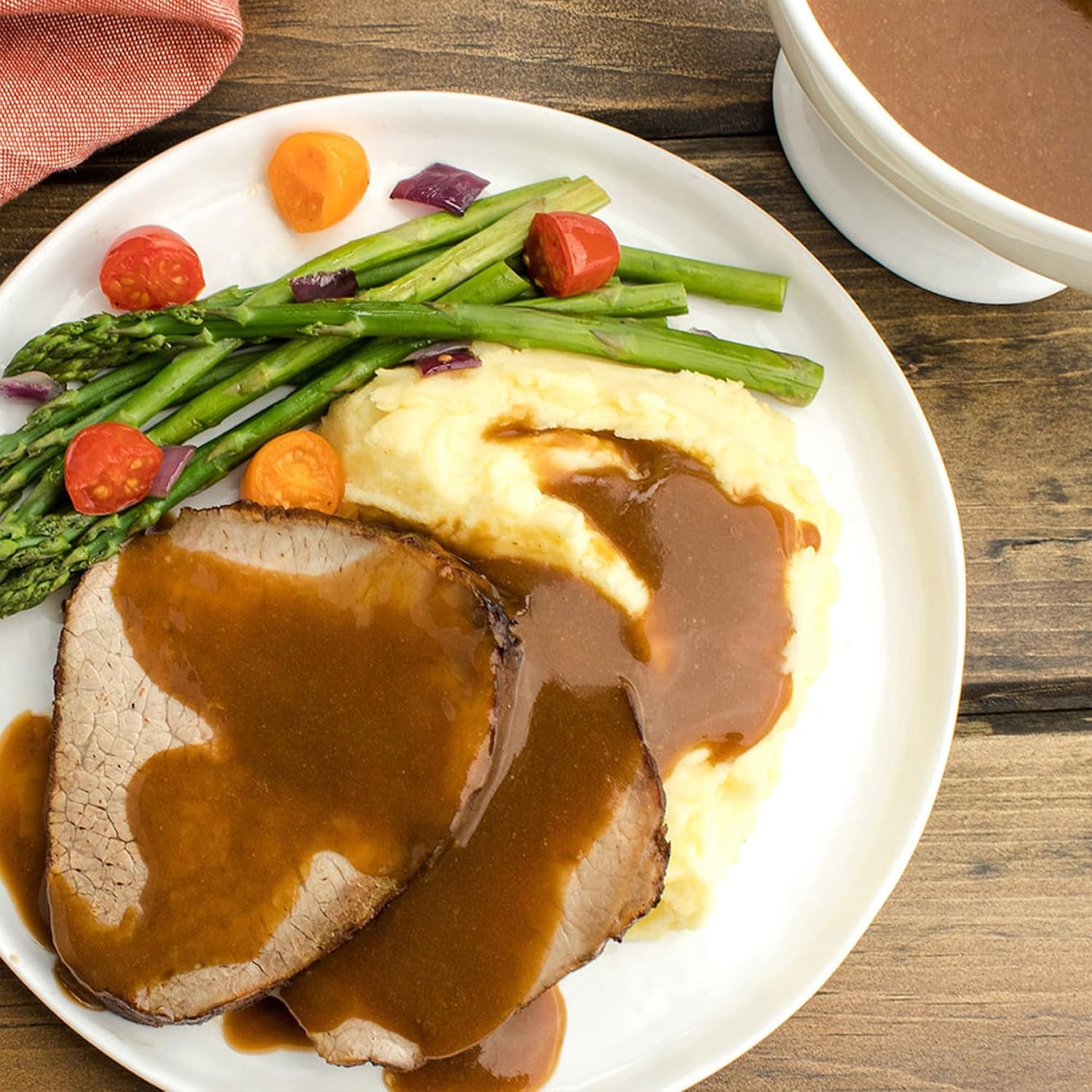 image:imageMcCormick 30 Less Sodium Brown Gravy Mix 087 ozBrown Gravy Mix Less Sodium