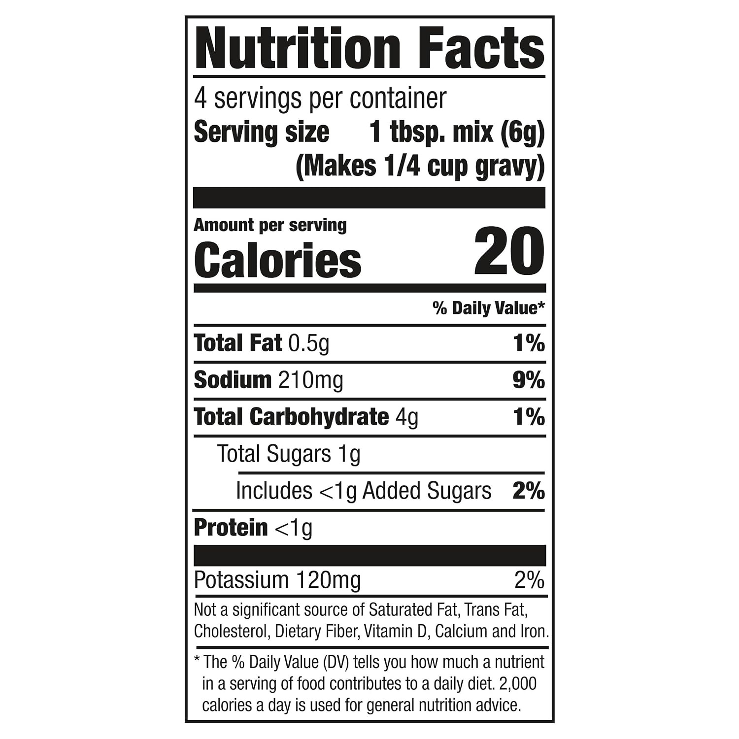 image:imageMcCormick 30 Less Sodium Chicken Gravy Mix 087 oz