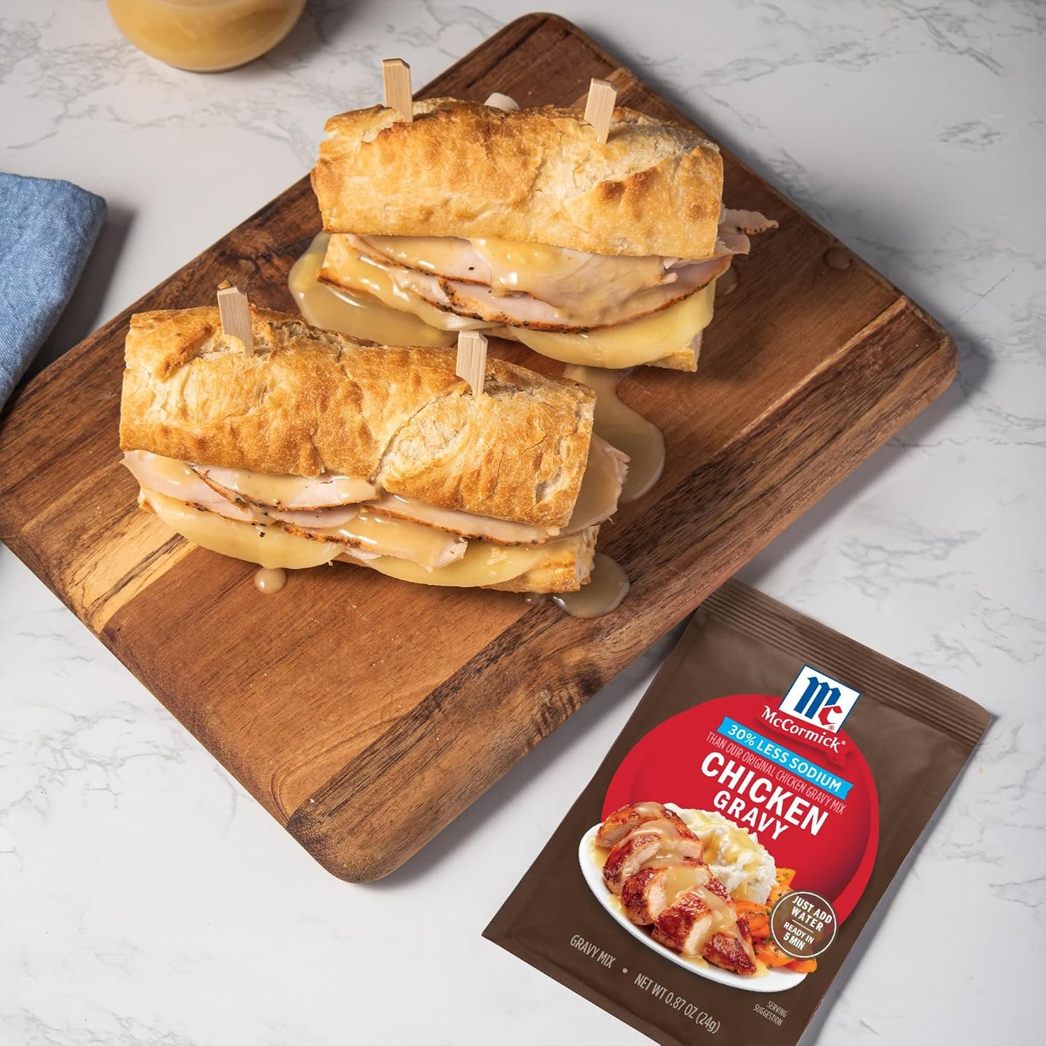 image:imageMcCormick 30 Less Sodium Chicken Gravy Mix 087 oz
