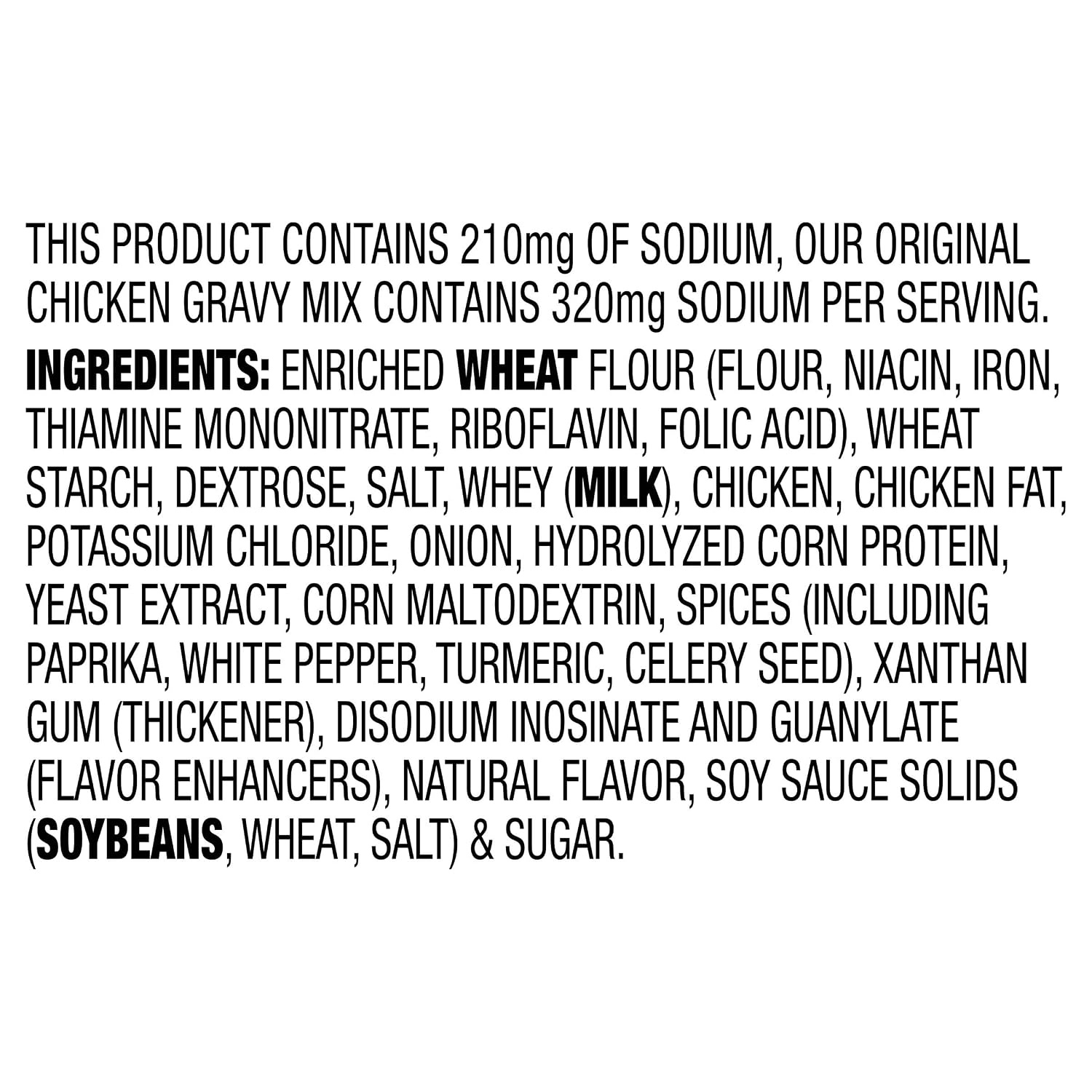 image:imageMcCormick 30 Less Sodium Chicken Gravy Mix 087 oz