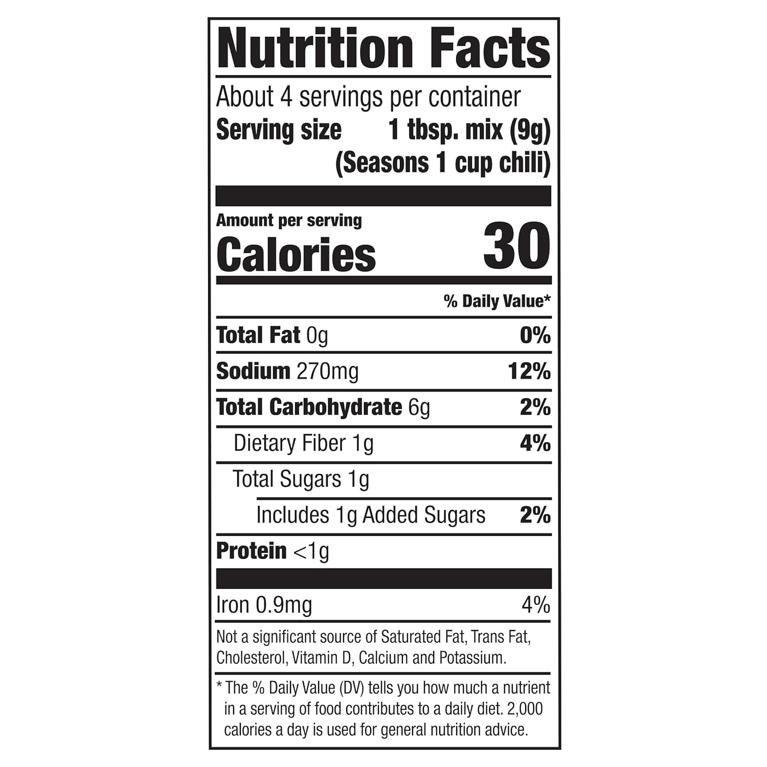 image:imageMcCormick 30 Less Sodium Chili Seasoning Mix 125 Ounce Pack of 12 Package May Vary156 Ounce Pack of 12
