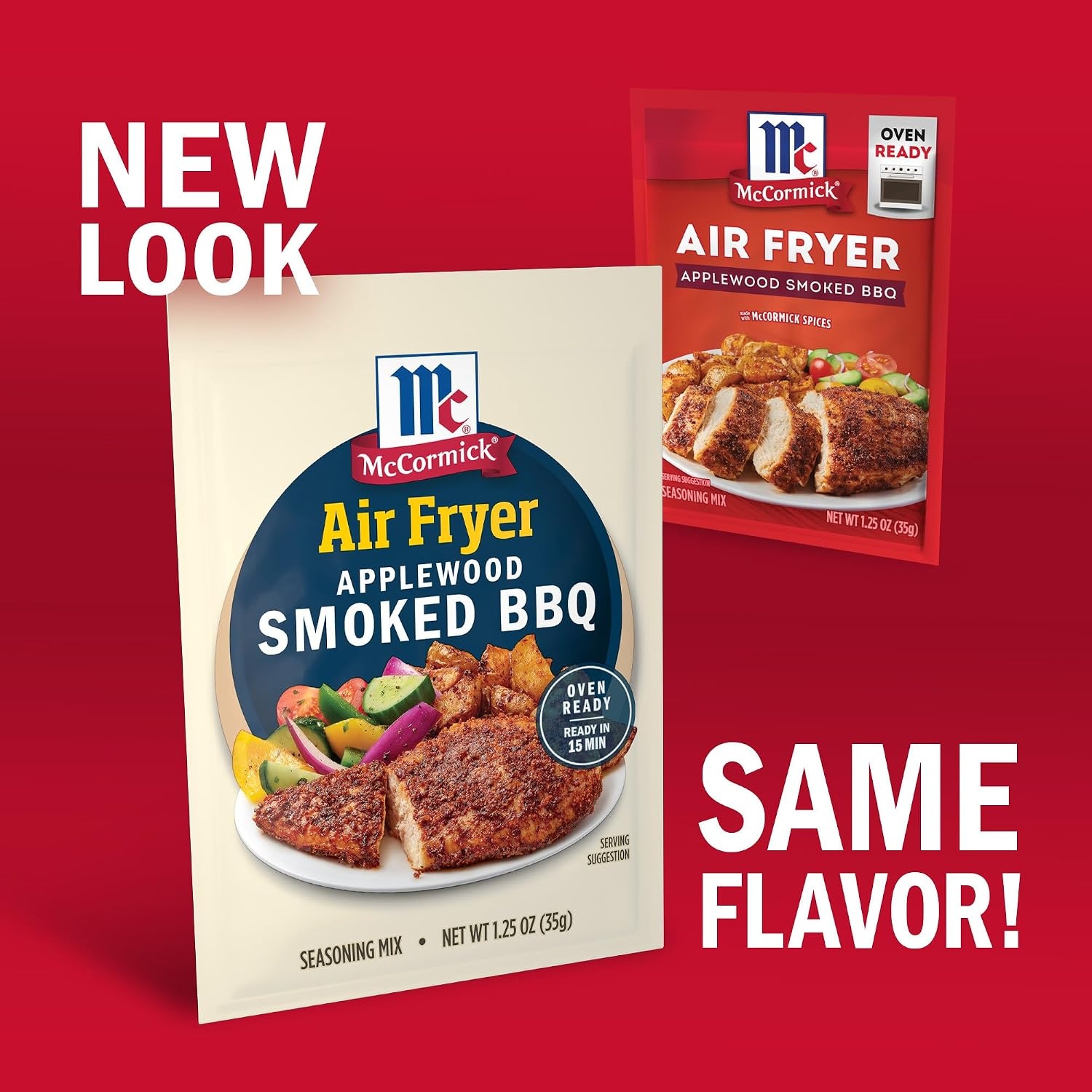 image:imageMcCormick Air Fryer Applewood Smoked BBQ Seasoning Mix 125 oz