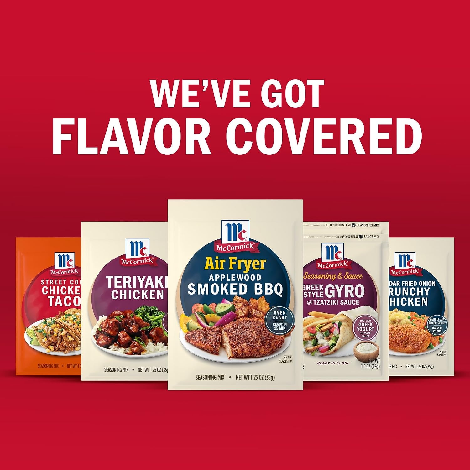 image:imageMcCormick Air Fryer Applewood Smoked BBQ Seasoning Mix 125 oz