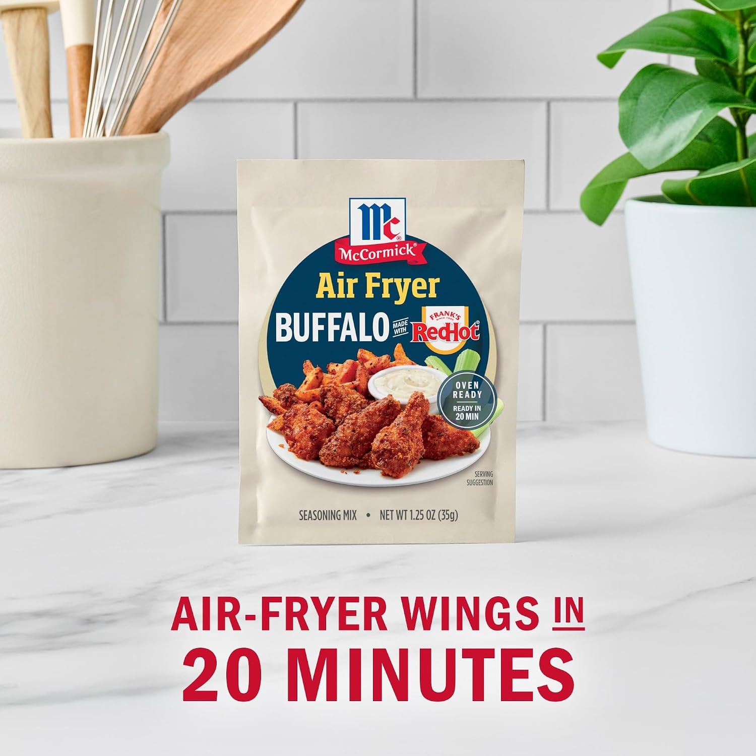 image:imageMcCormick Air Fryer Buffalo Seasoning Mix 125 oz