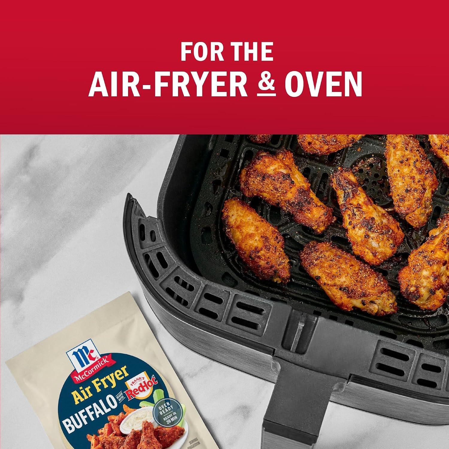 image:imageMcCormick Air Fryer Buffalo Seasoning Mix 125 oz