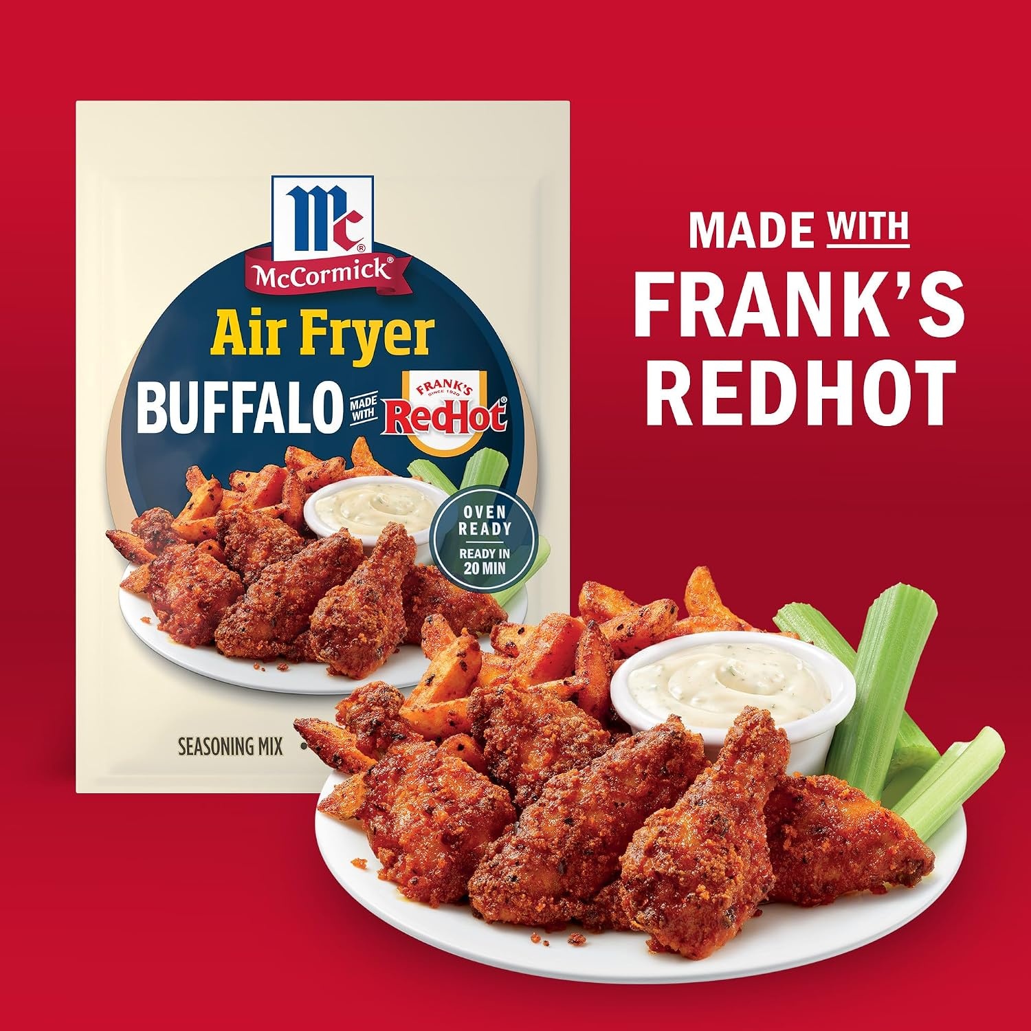 image:imageMcCormick Air Fryer Buffalo Seasoning Mix 125 oz