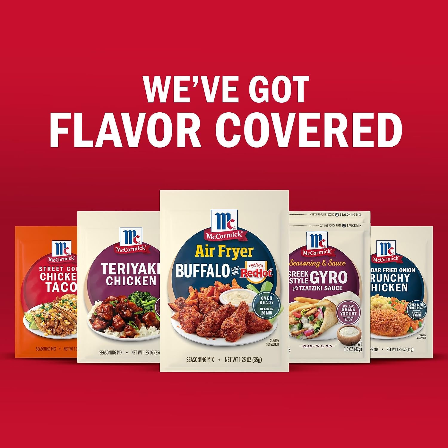 image:imageMcCormick Air Fryer Buffalo Seasoning Mix 125 oz