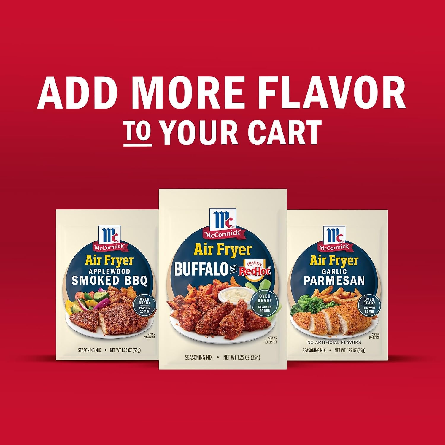 image:imageMcCormick Air Fryer Buffalo Seasoning Mix 125 oz