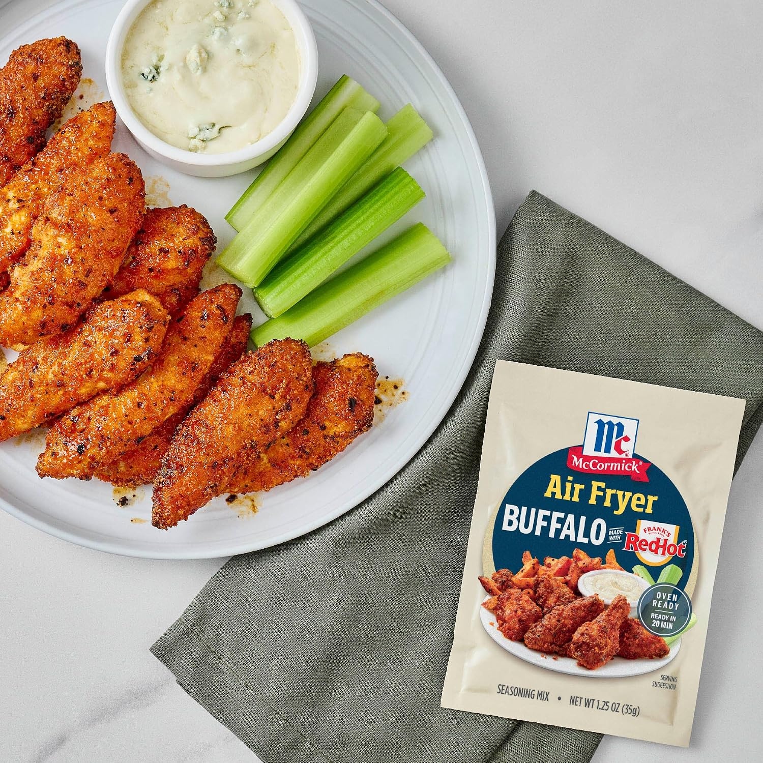 image:imageMcCormick Air Fryer Buffalo Seasoning Mix 125 oz
