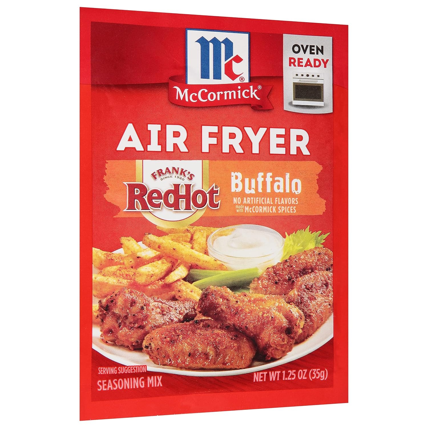 image:imageMcCormick Air Fryer Buffalo Seasoning Mix 125 oz Pack of 12Buffalo