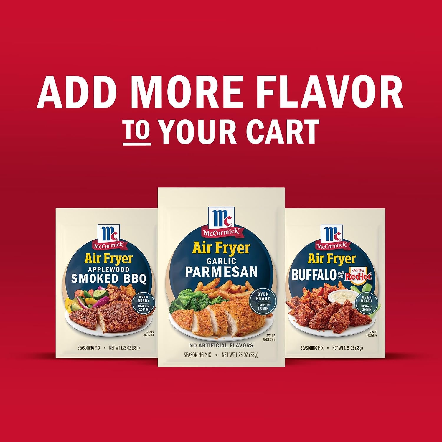 image:imageMcCormick Air Fryer Garlic Parmesan Seasoning Mix 125 oz