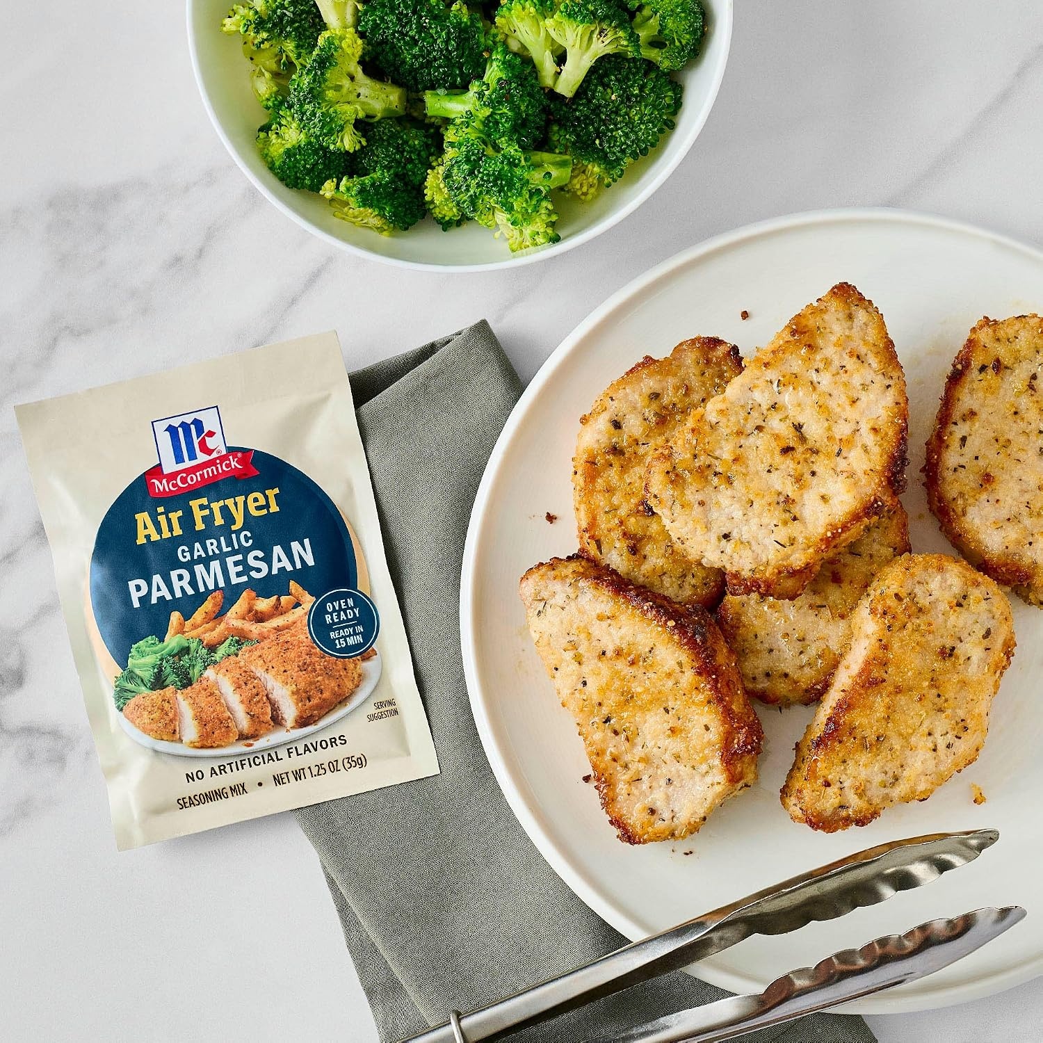 image:imageMcCormick Air Fryer Garlic Parmesan Seasoning Mix 125 oz