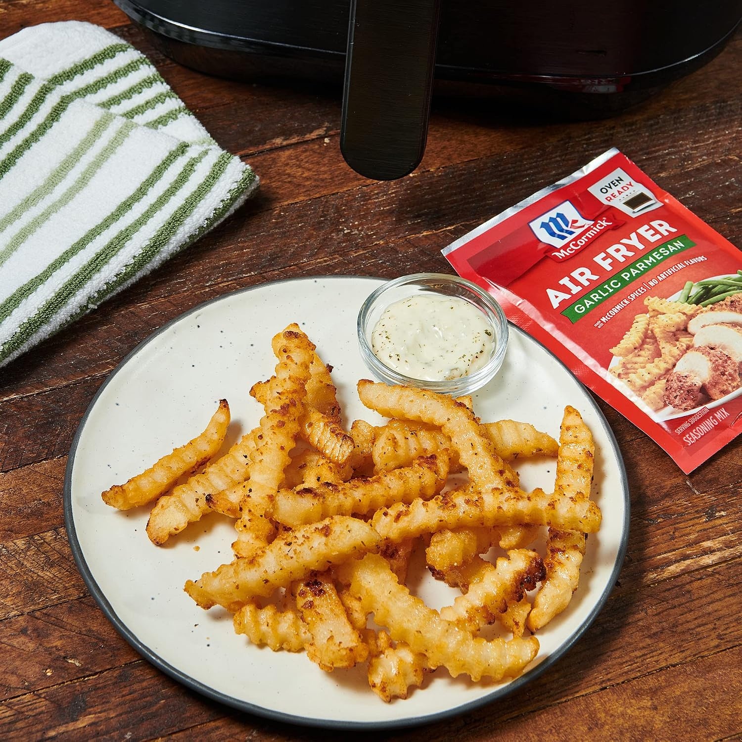 image:imageMcCormick Air Fryer Garlic Parmesan Seasoning Mix 125 oz Pack of 12