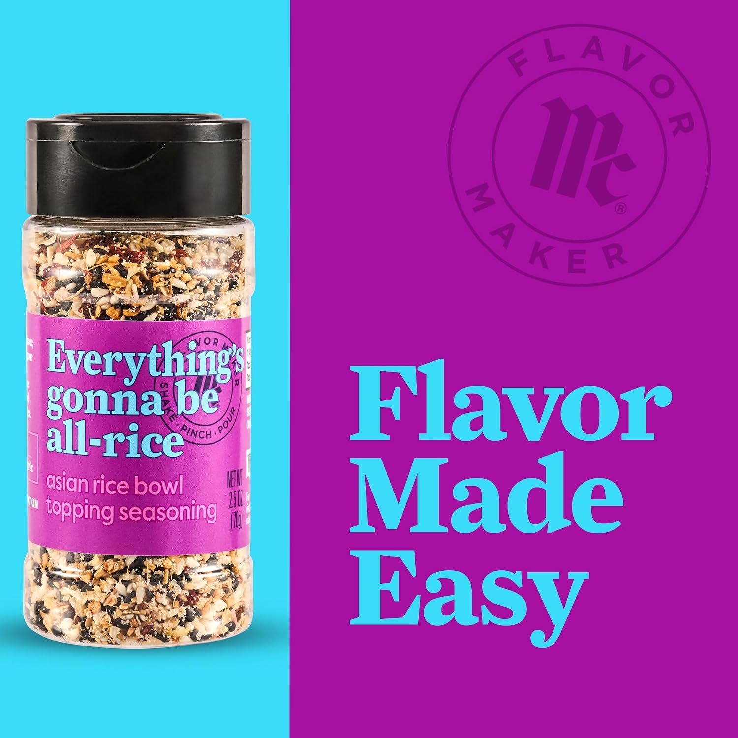 image:imageMcCormick Asian Rice Bowl Topping Seasoning Flavor Maker 25 oz