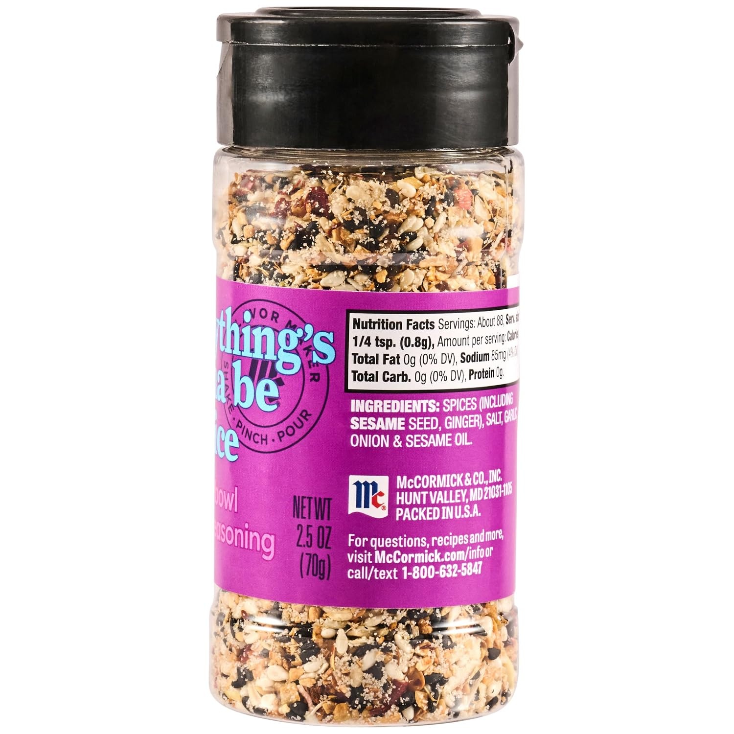 image:imageMcCormick Asian Rice Bowl Topping Seasoning Flavor Maker 25 oz
