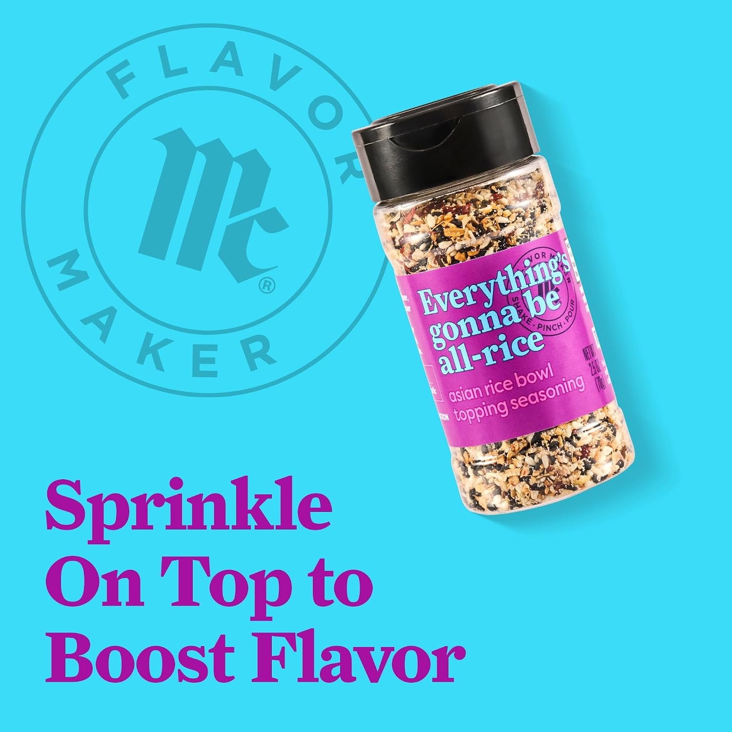 image:imageMcCormick Asian Rice Bowl Topping Seasoning Flavor Maker 25 oz
