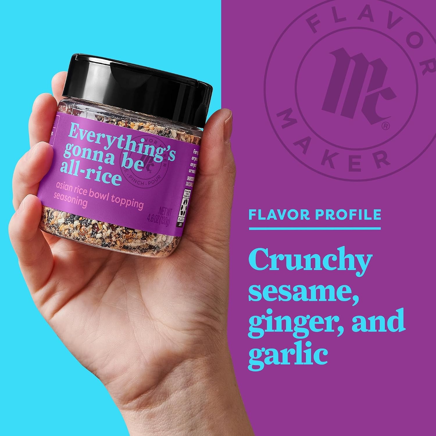 image:imageMcCormick Asian Rice Bowl Topping Seasoning Flavor Maker 46 oz