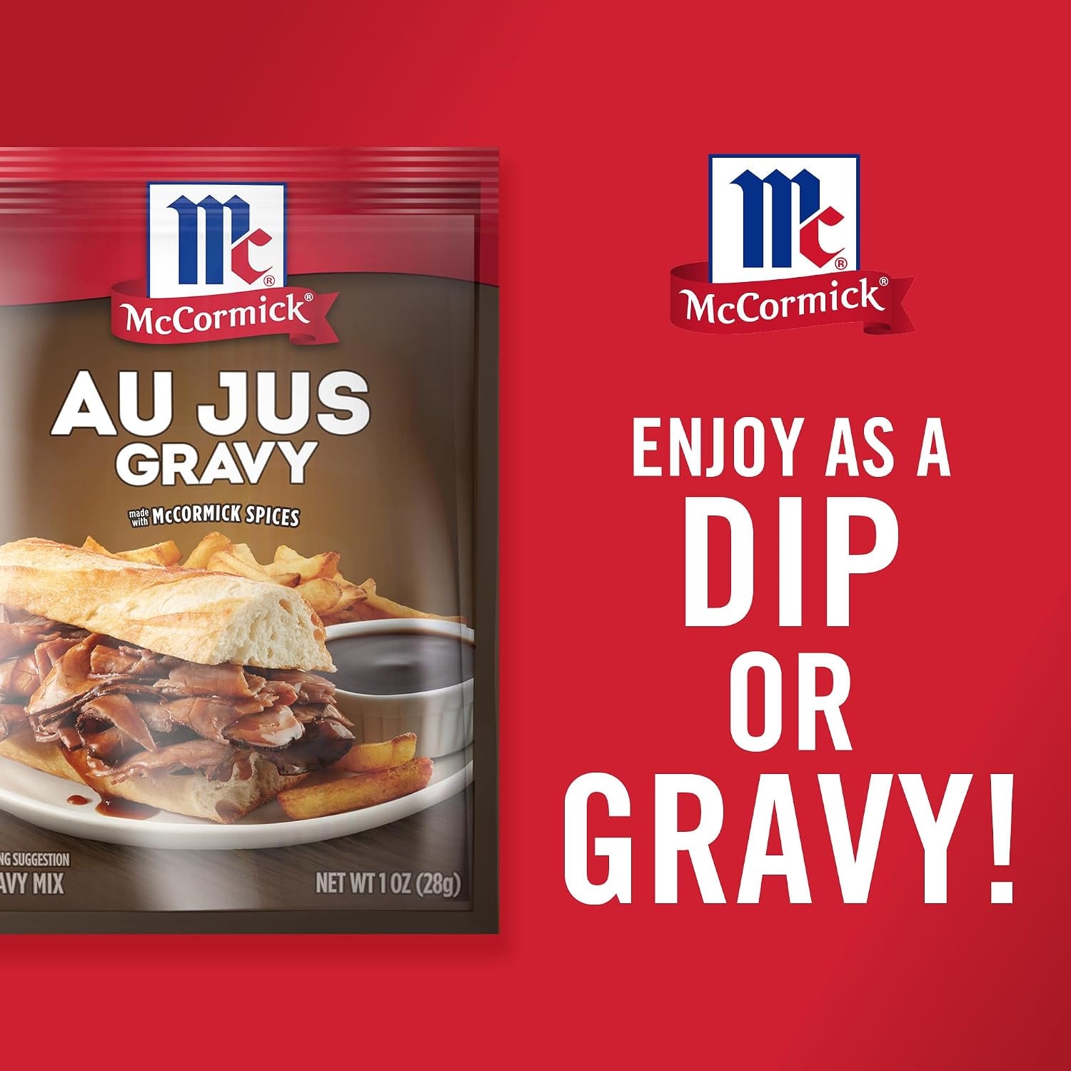 image:imageMcCormick Au Jus Gravy Mix 1 oz1 Ounce Pack of 12