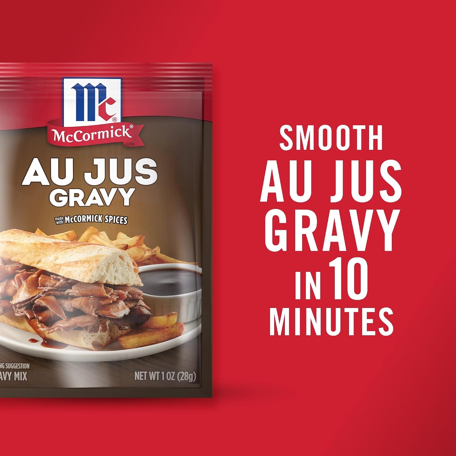 image:imageMcCormick Au Jus Gravy Mix 1 oz1 Ounce Pack of 12