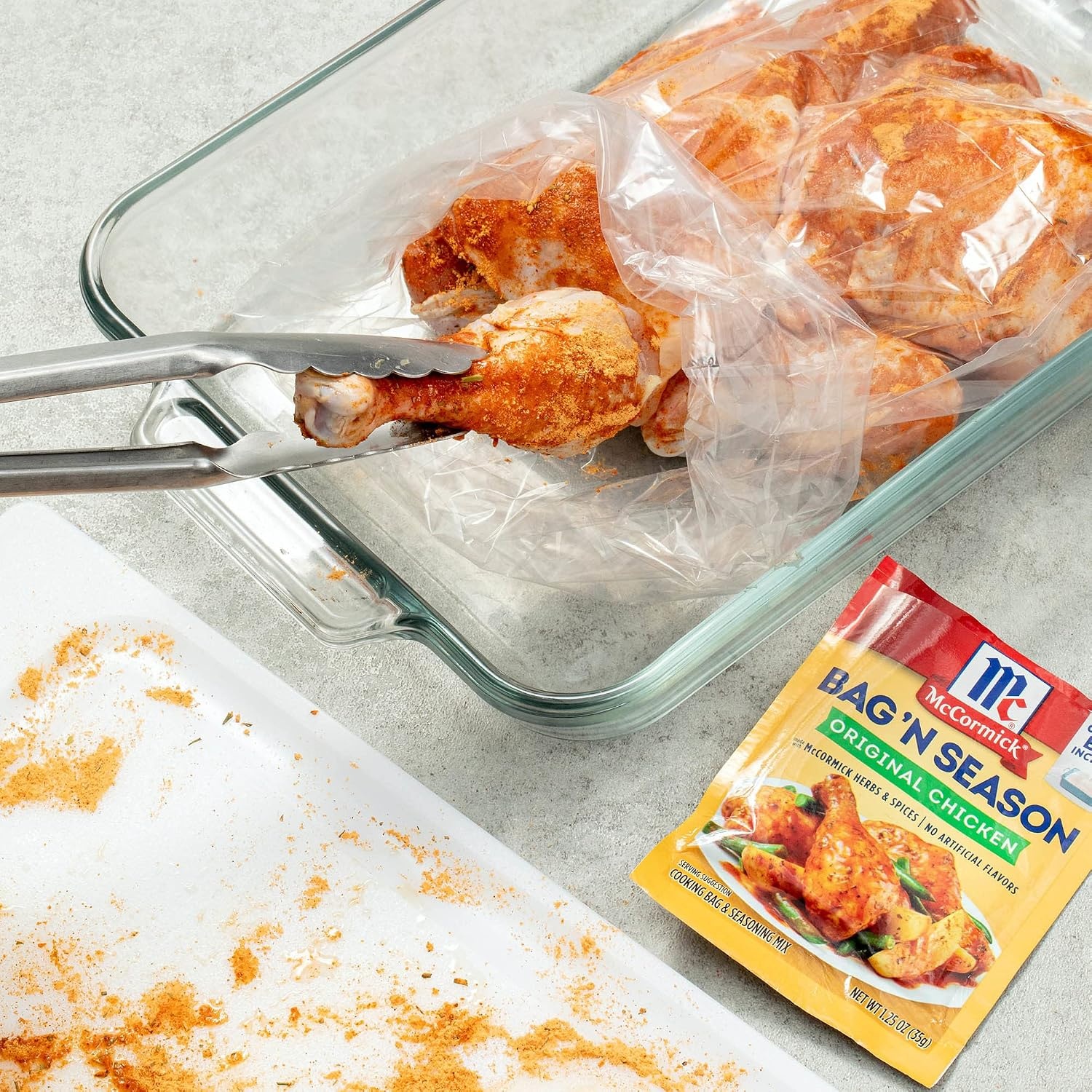 image:imageMcCormick Bag n Season Original Chicken Cooking Bag amp Seasoning Mix 125 oz Pack of 6125 Ounce Pack of 6