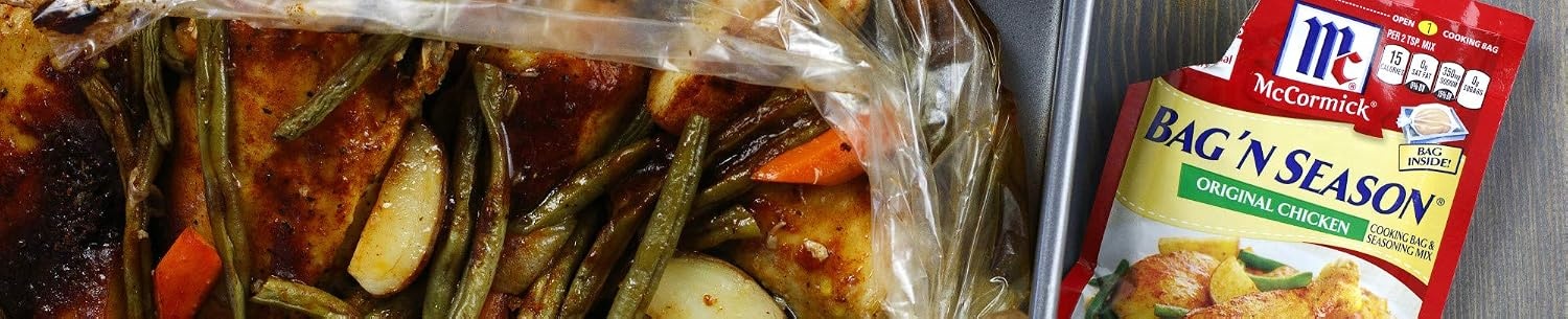 image:imageMcCormick Bag n Season Original Chicken Cooking Bag amp Seasoning Mix 125 oz Pack of 615 Fl Oz Pack of 1