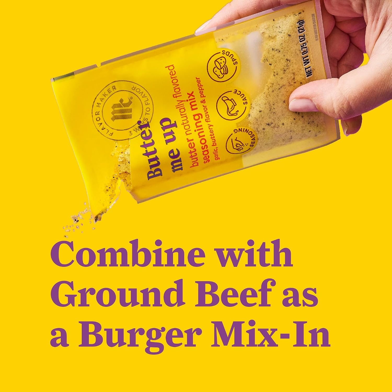 image:imageMcCormick Butter Seasoning Mix Flavor Maker 075 oz Pack of 12Butter