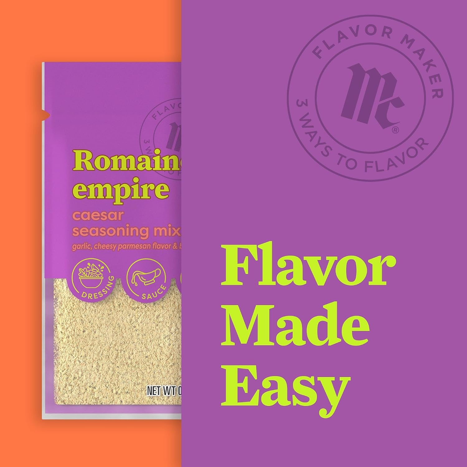 image:imageMcCormick Butter Seasoning Mix Flavor Maker 075 oz Pack of 12Caesar