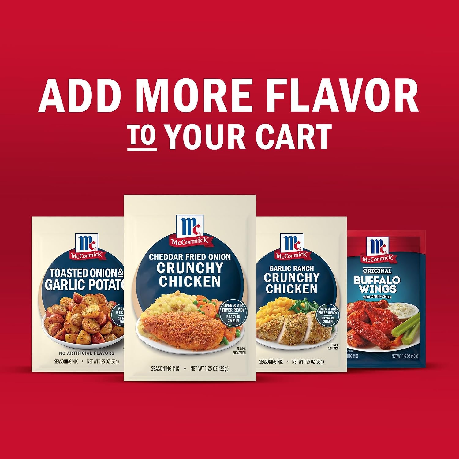 image:imageMcCormick Cheddar Fried Onion Crunchy Chicken Seasoning Mix 125 oz