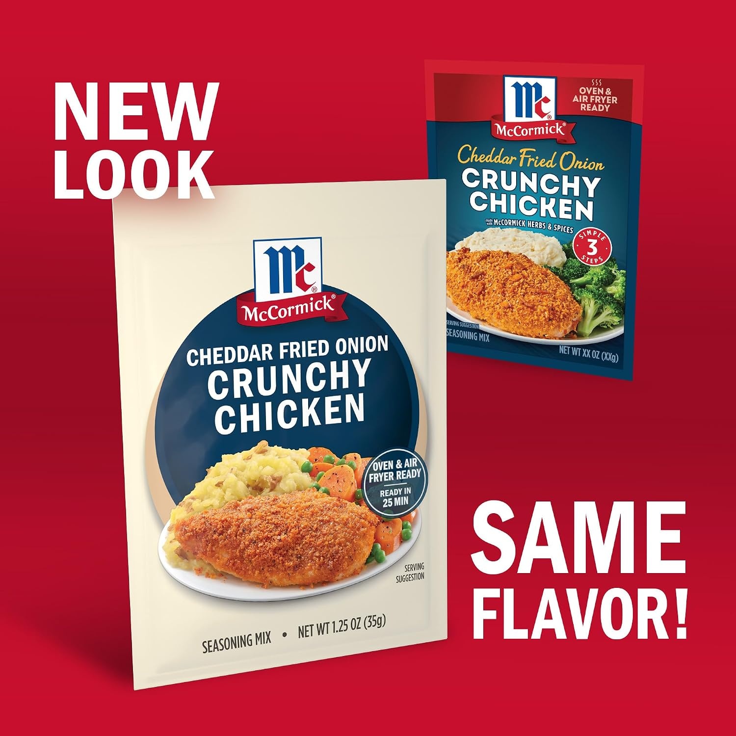 image:imageMcCormick Cheddar Fried Onion Crunchy Chicken Seasoning Mix 125 oz Pack of 12Cheddar Fried Onion