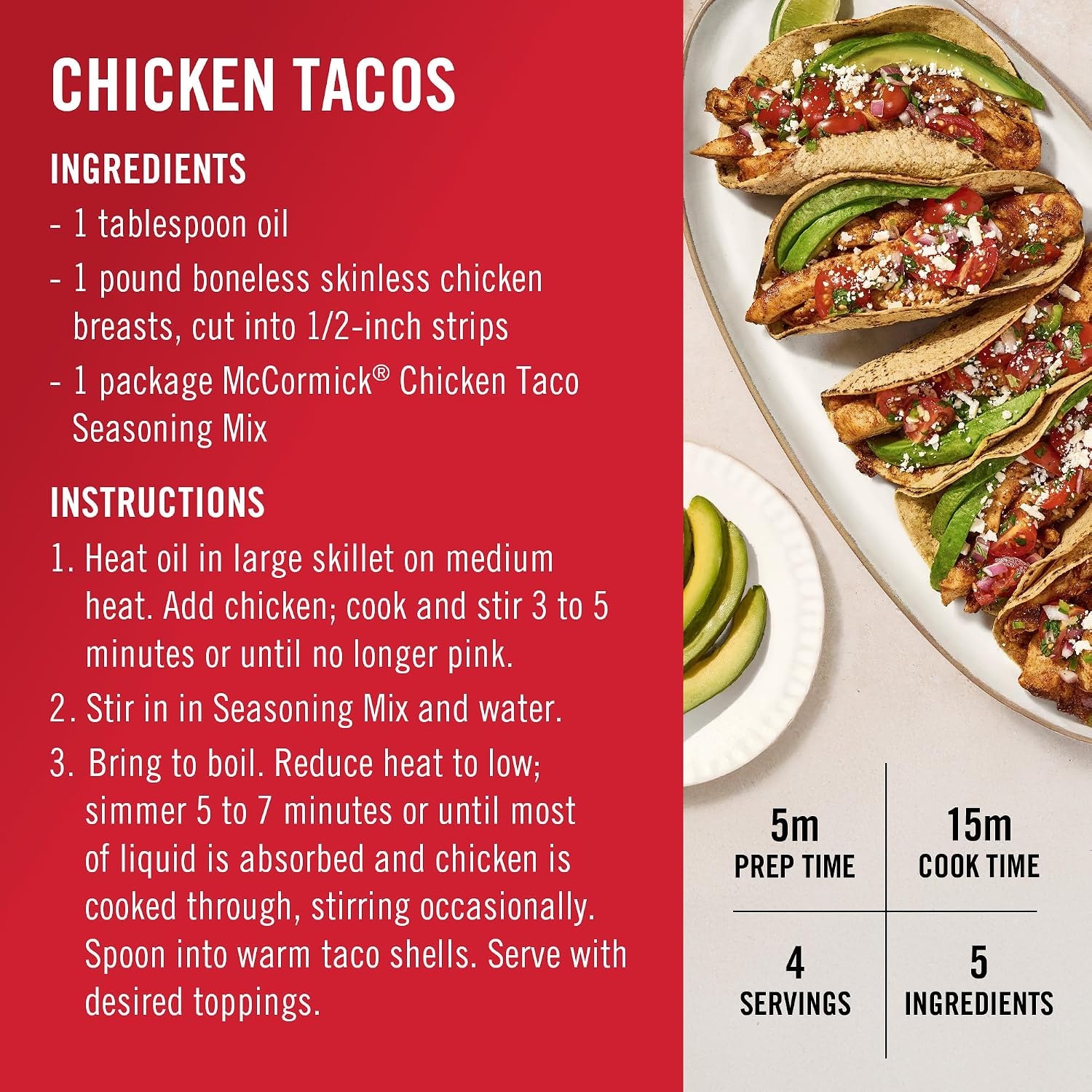 image:imageMcCormick Cheesy Taco Seasoning Mix 112 oz Pack of 121 Ounce Pack of 3