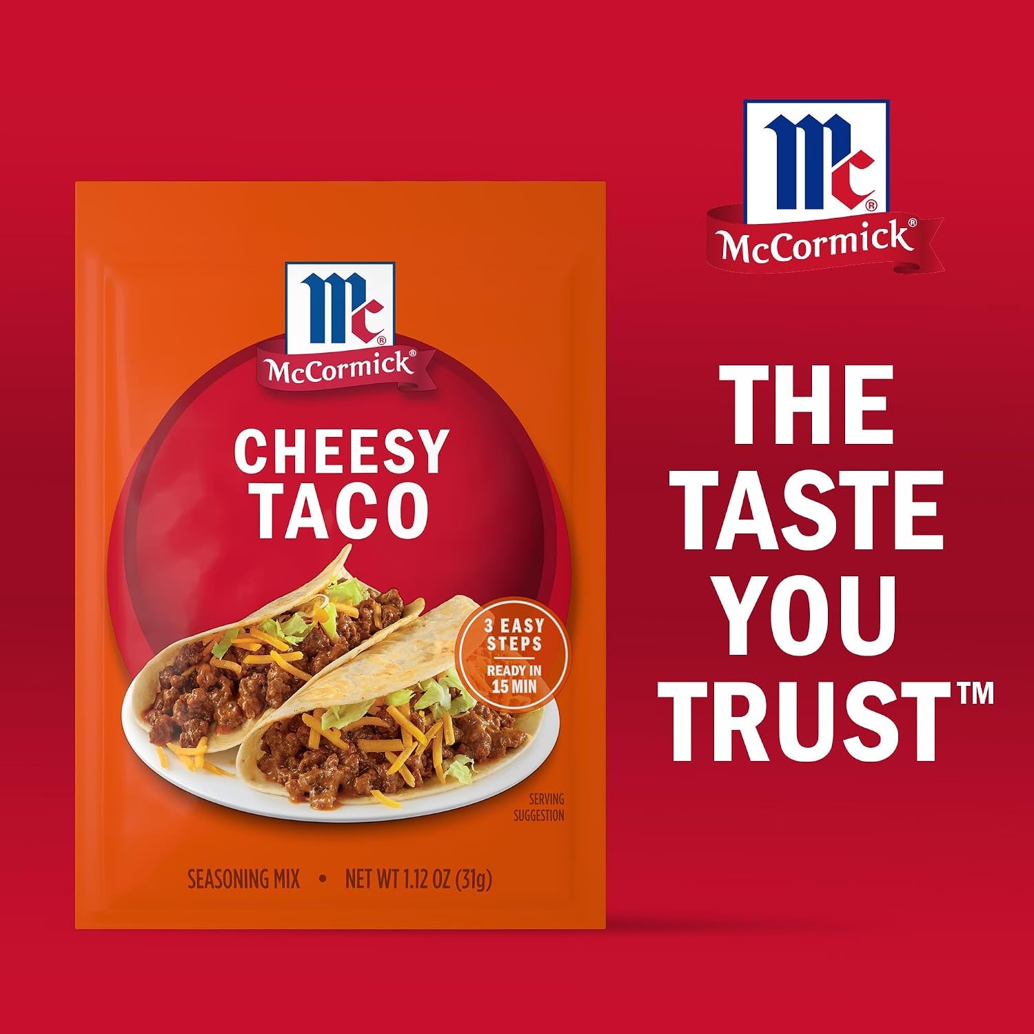 image:imageMcCormick Cheesy Taco Seasoning Mix 112 oz112 Ounce Pack of 1