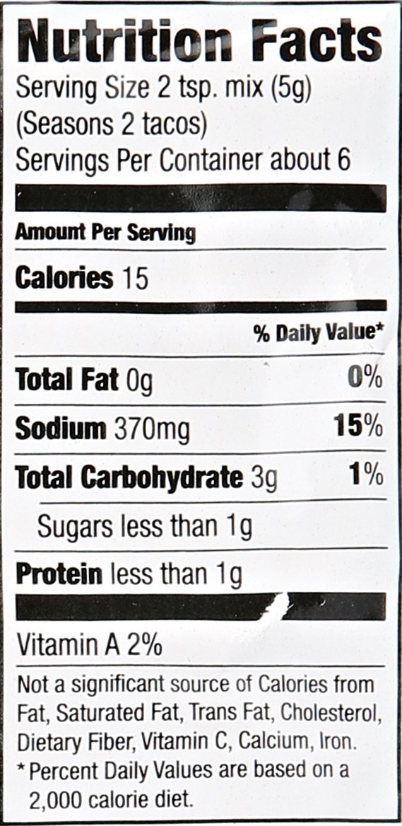 image:imageMcCormick Cheesy Taco Seasoning Mix 112 oz112 Ounce Pack of 6