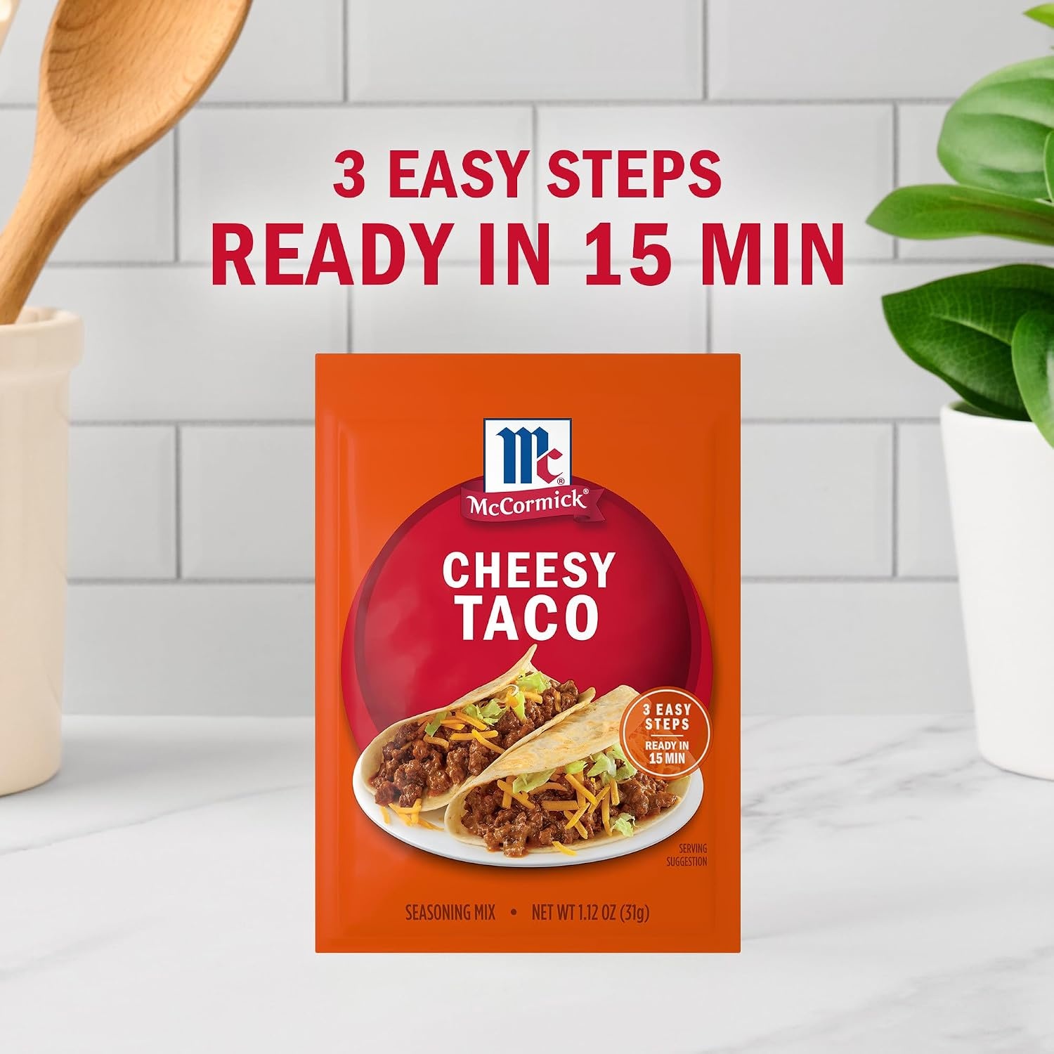 image:imageMcCormick Cheesy Taco Seasoning Mix 112 oz112 Ounce Pack of 6