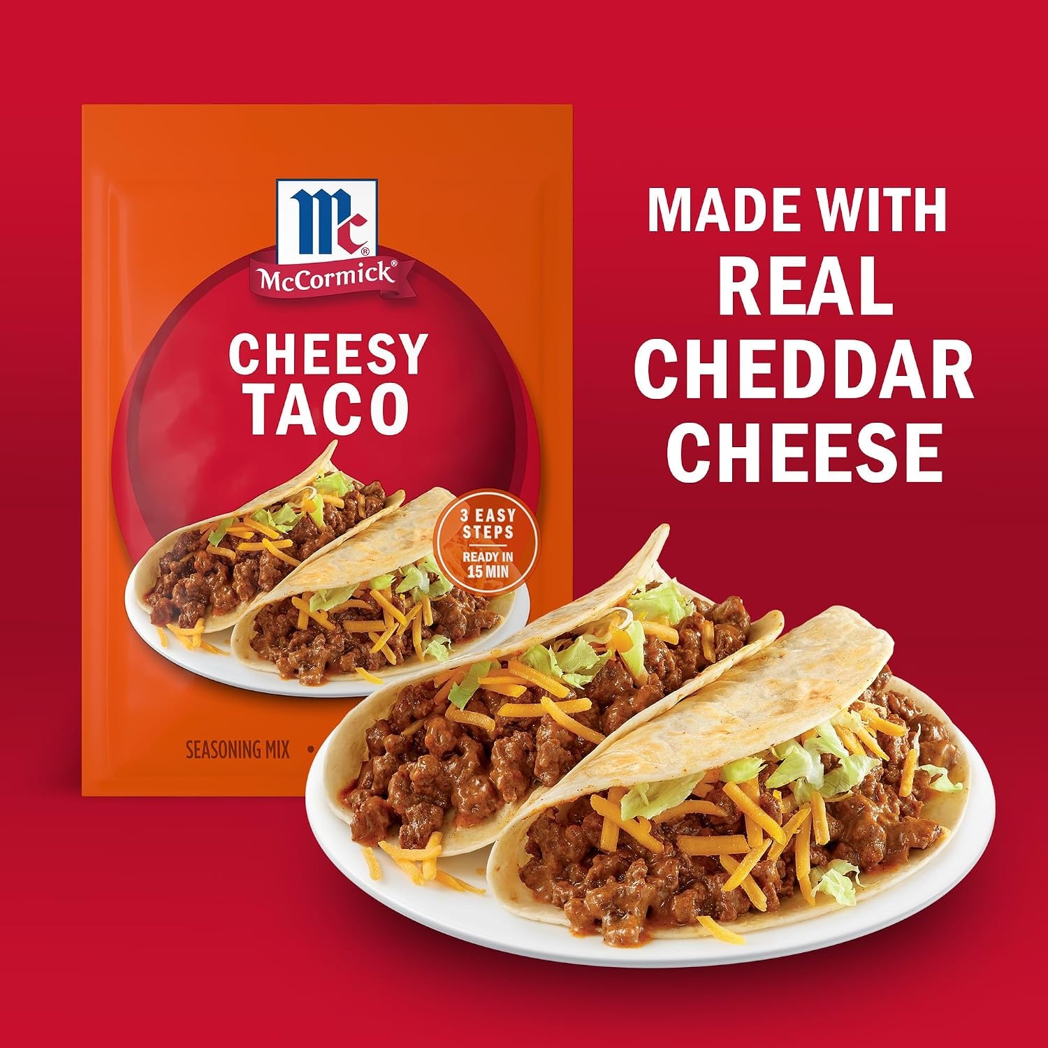 image:imageMcCormick Cheesy Taco Seasoning Mix 112 oz112 Ounce Pack of 6