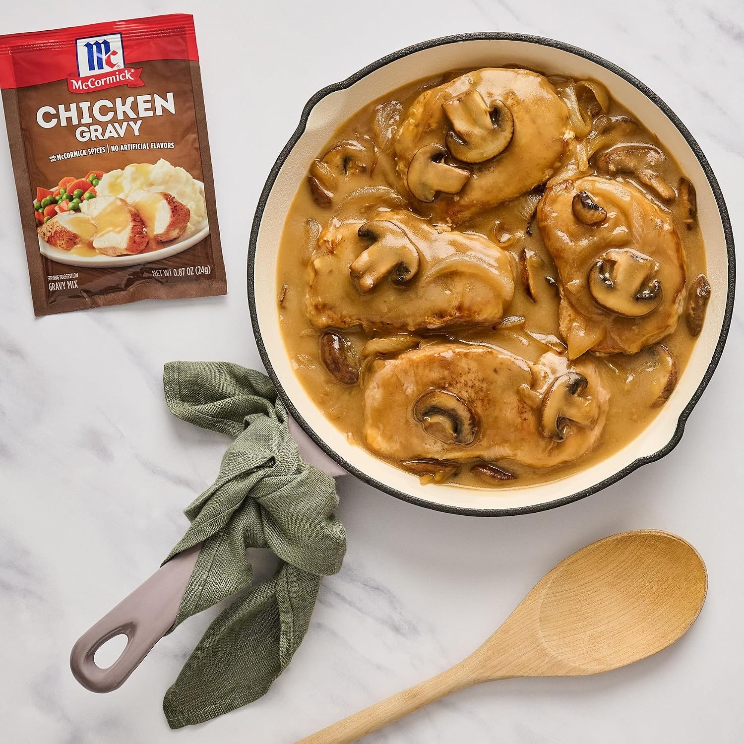 image:imageMcCormick Chicken Gravy Mix 087 oz Pack of 24Chicken
