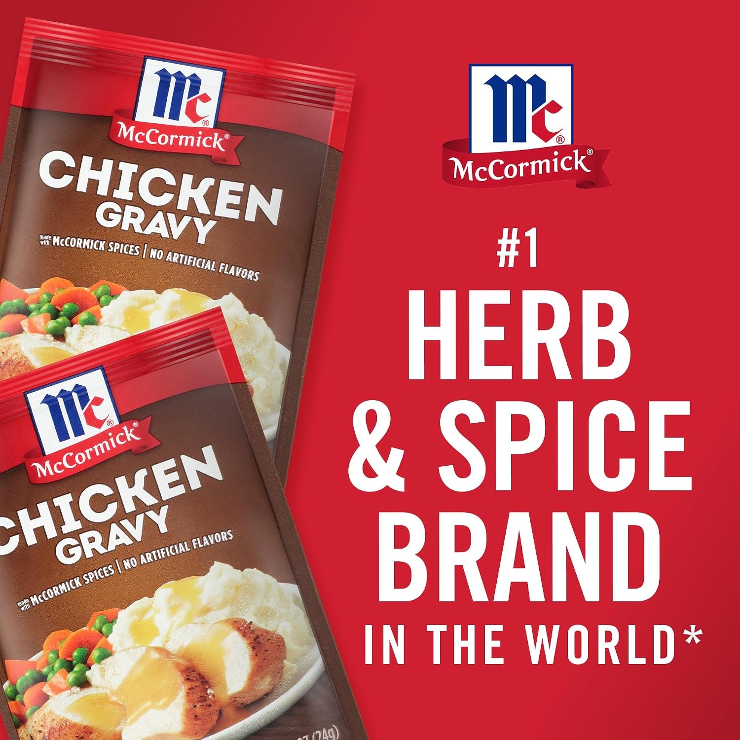 image:imageMcCormick Chicken Gravy Mix 087 oz Pack of 24Chicken