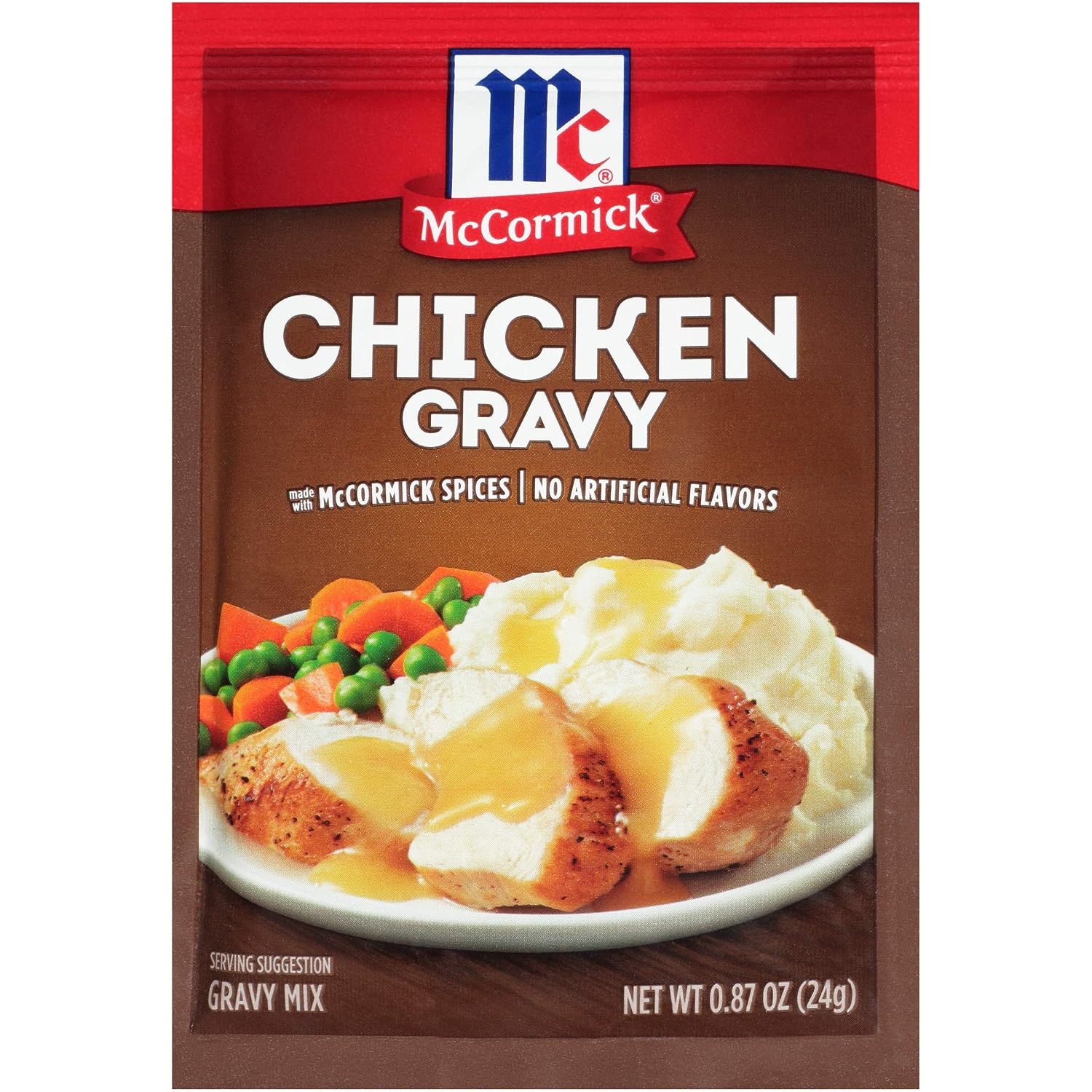 image:imageMcCormick Chicken Gravy Mix 087 oz Pack of 24Chicken