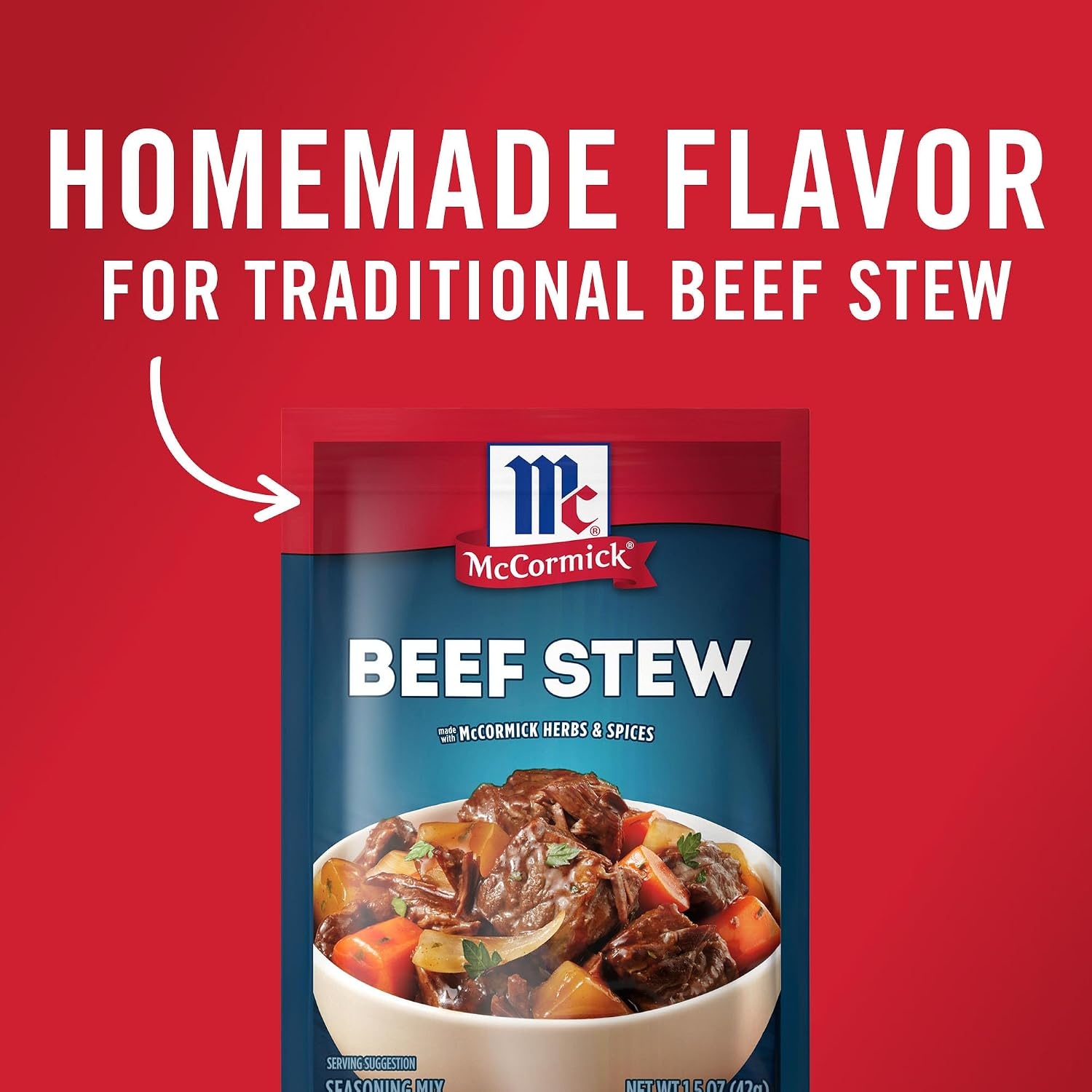 image:imageMcCormick Classic Beef Stew Seasoning Mix Packet 15 oz15 Ounce Pack of 1