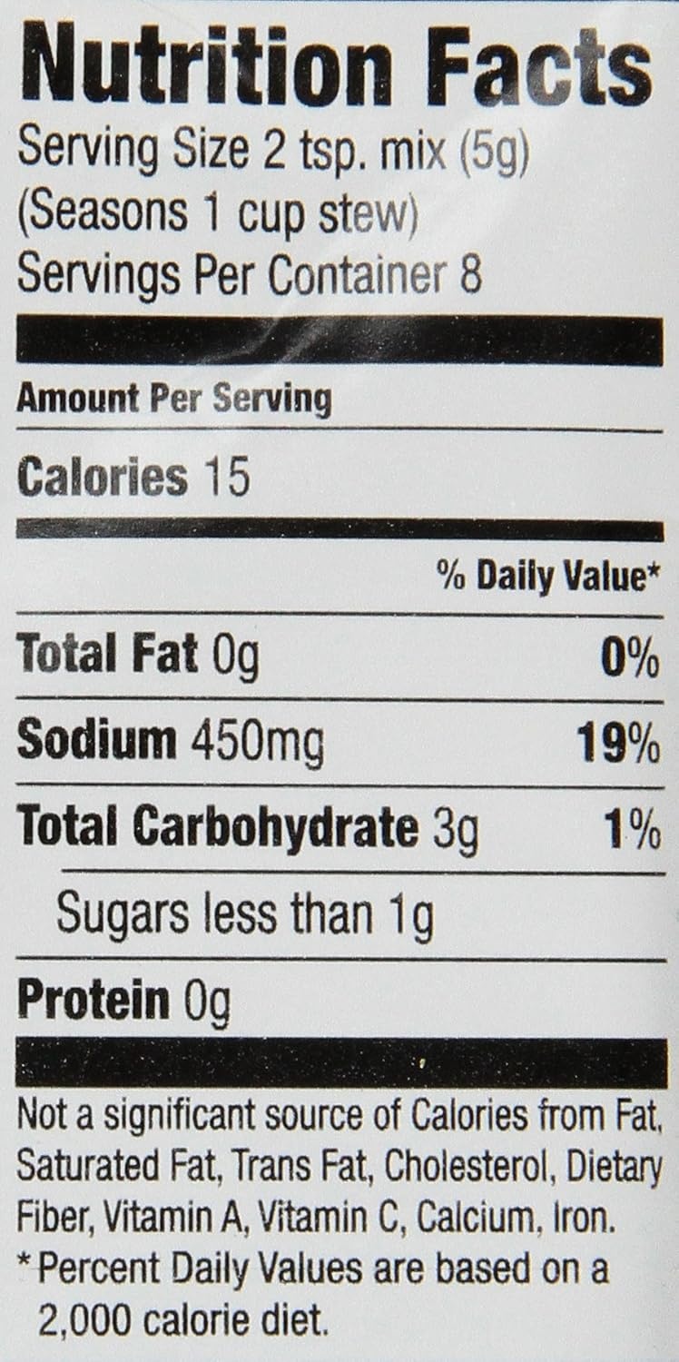 image:imageMcCormick Classic Beef Stew Seasoning Mix Packet 15 oz15 Ounce Pack of 4