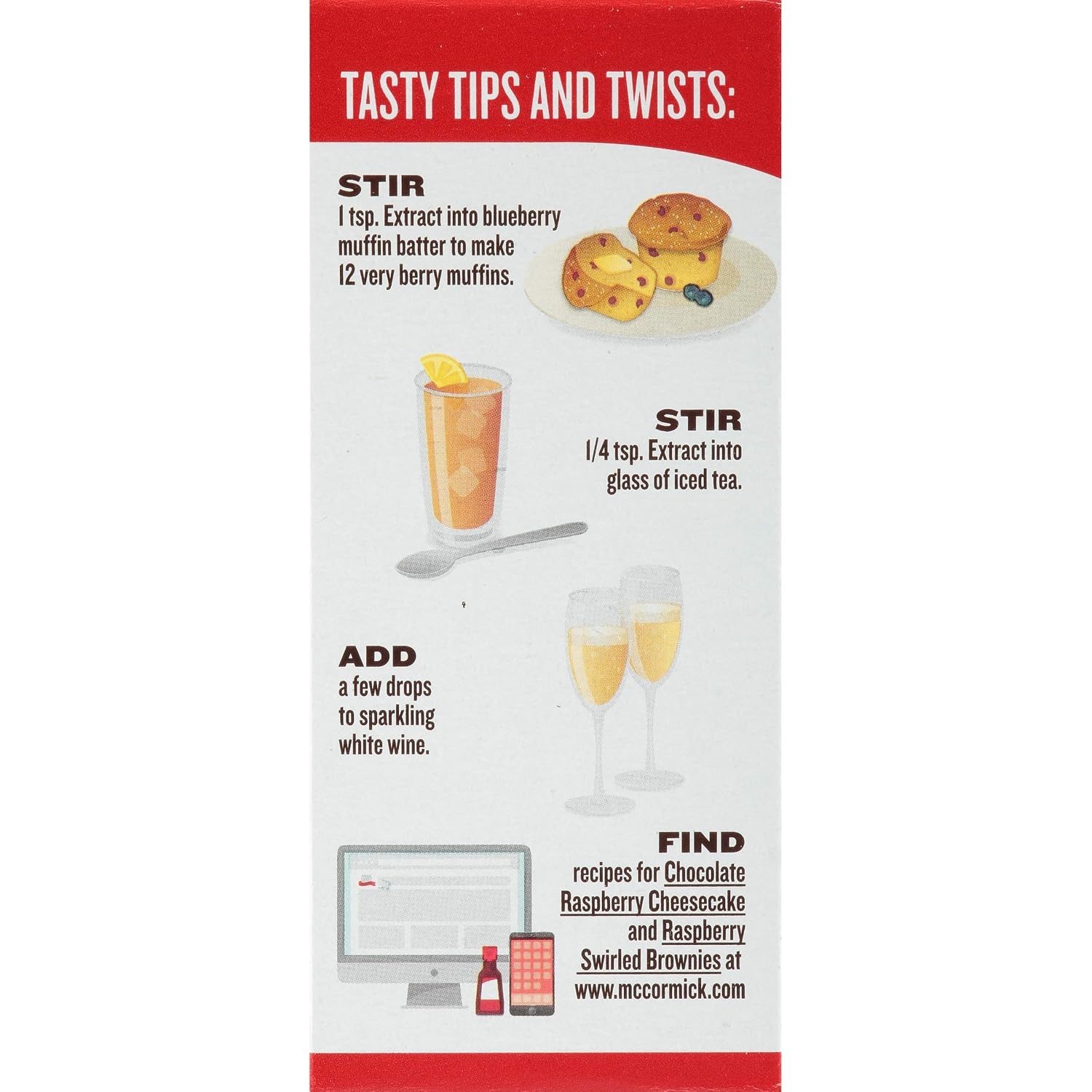 image:imageMcCormick Coconut Extract with Other Natural Flavors 2 fl ozRaspberry