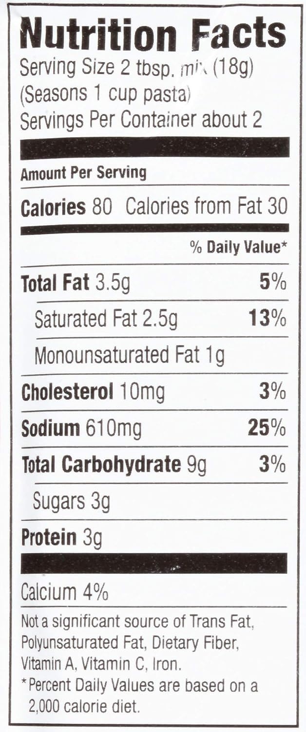 image:imageMcCormick Creamy Garlic Alfredo Sauce Mix 125 oz Pack of 12125 Ounce Pack of 4