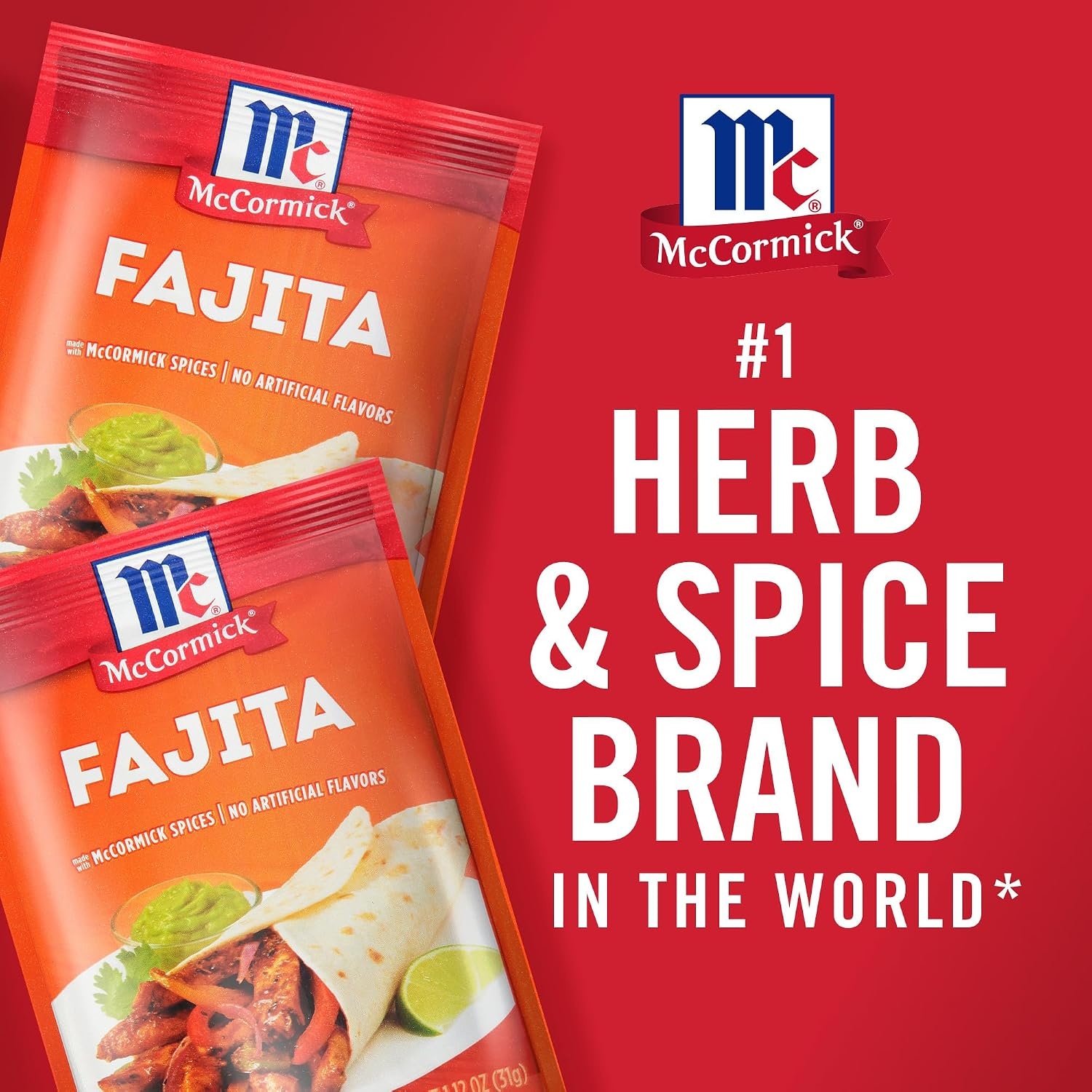 image:imageMcCormick Fajita Seasoning Mix 112 oz Pack of 12112 Ounce Pack of 1