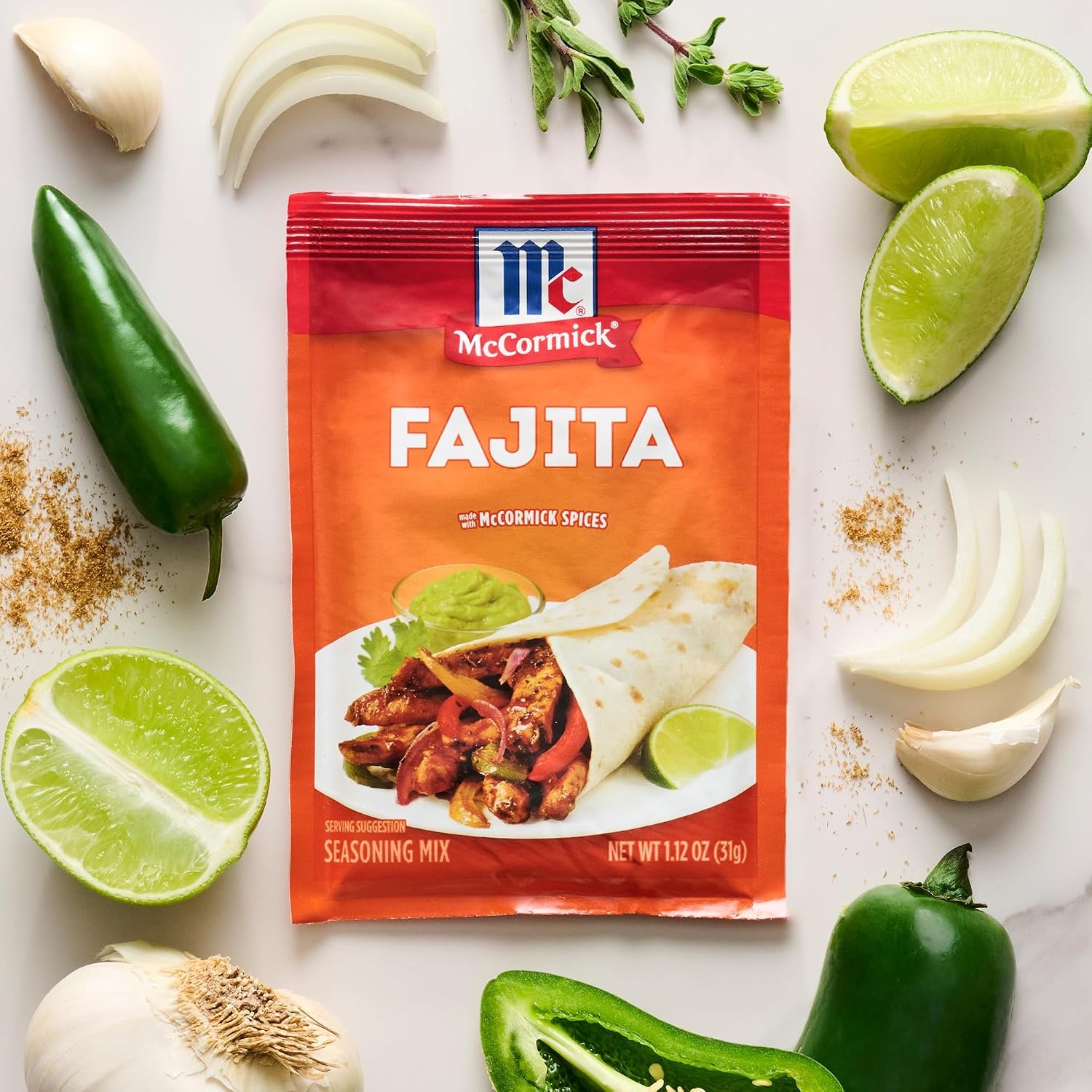 image:imageMcCormick Fajita Seasoning Mix 112 oz Pack of 12112 Ounce Pack of 1
