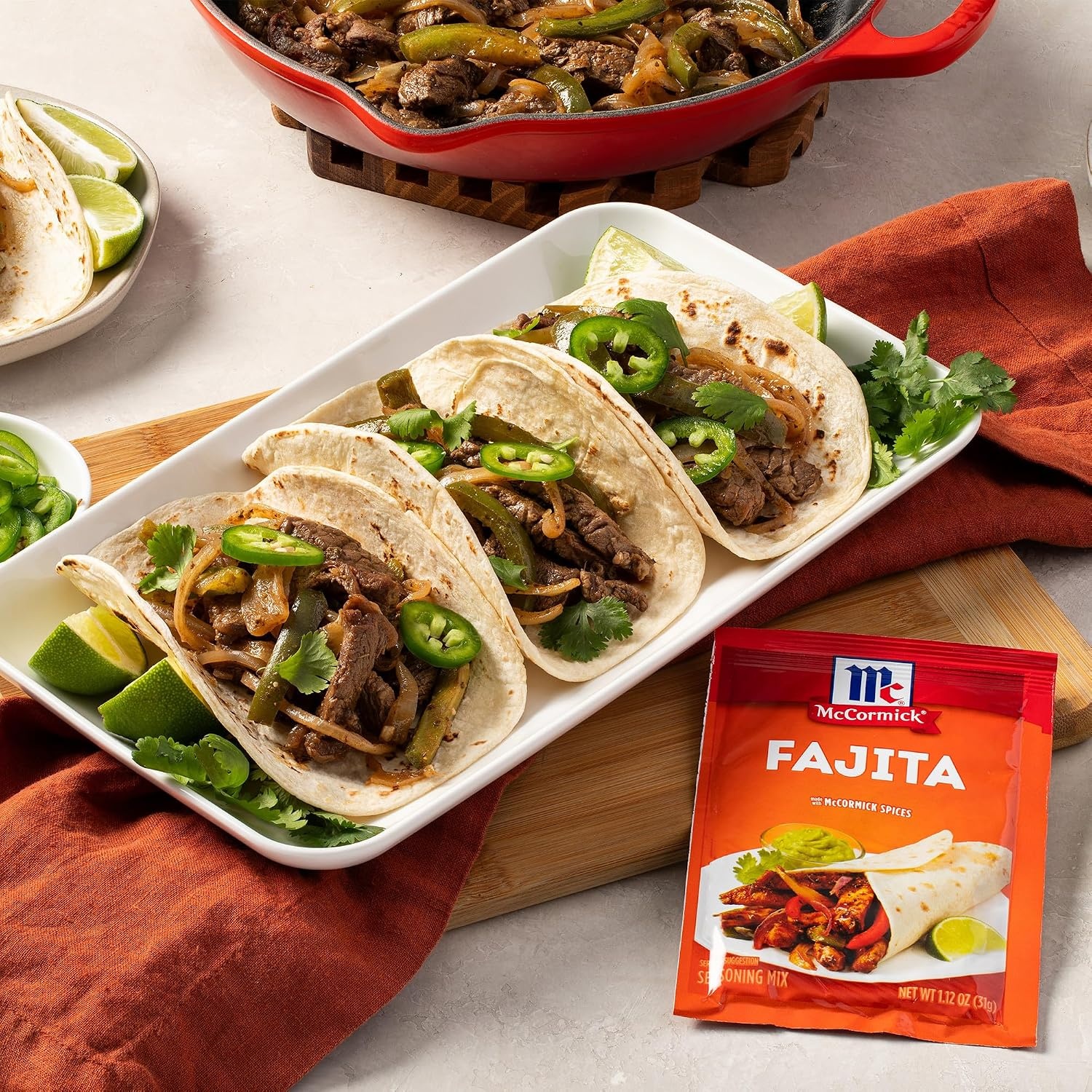 image:imageMcCormick Fajita Seasoning Mix 112 oz Pack of 12112 Ounce Pack of 1