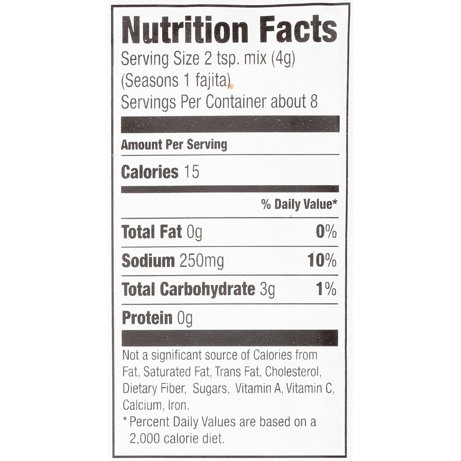 image:imageMcCormick Fajita Seasoning Mix 112 oz Pack of 12112 Ounce Pack of 1