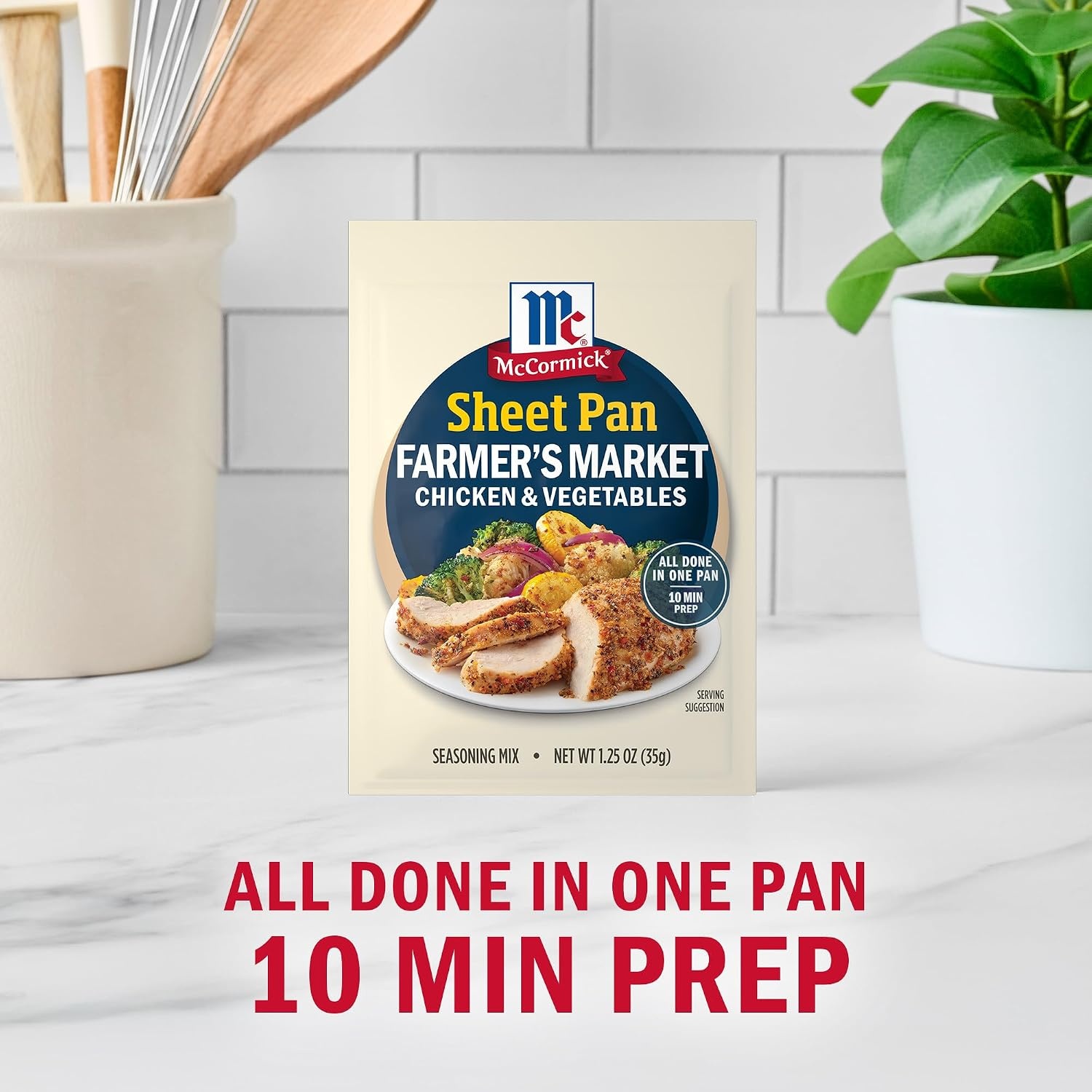 image:imageMcCormick Farmers Market Chicken amp Vegetables Seasoning Mix 125 oz125 Ounce Pack of 1