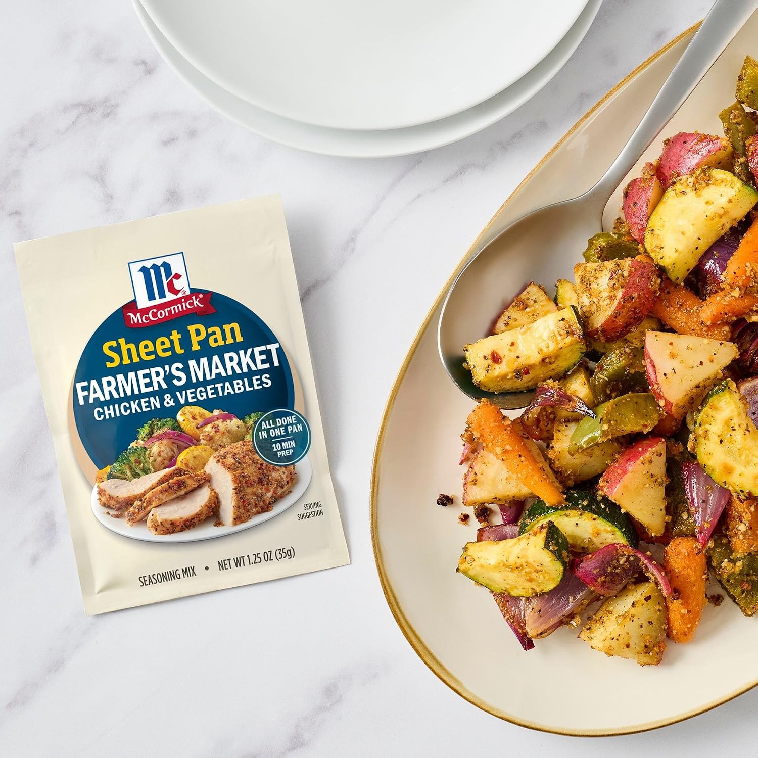 image:imageMcCormick Farmers Market Chicken amp Vegetables Seasoning Mix 125 oz125 Ounce Pack of 1