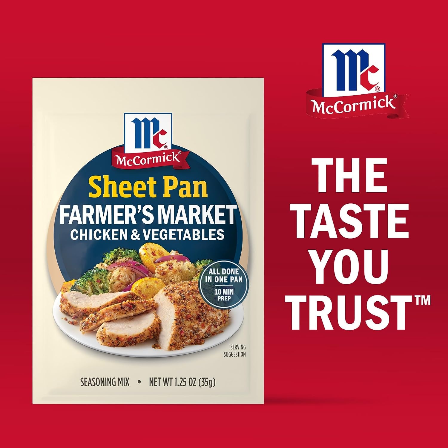 image:imageMcCormick Farmers Market Chicken amp Vegetables Seasoning Mix 125 oz125 Ounce Pack of 1