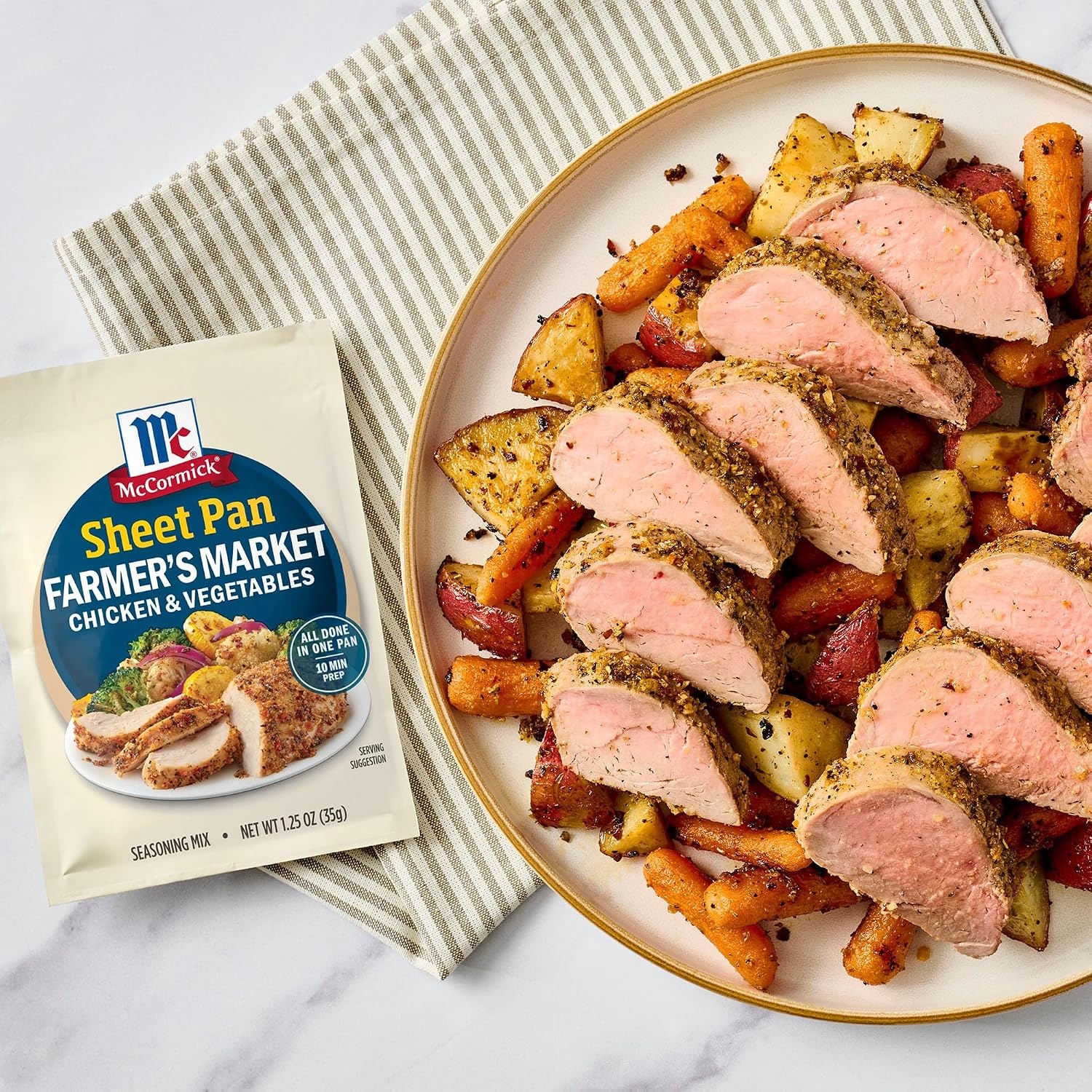 image:imageMcCormick Farmers Market Chicken amp Vegetables Seasoning Mix 125 oz125 Ounce Pack of 1